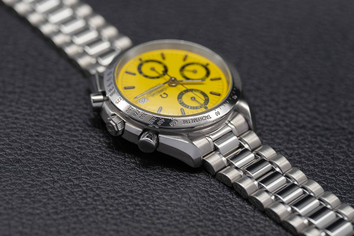 Omega Speedmaster Date 3511.12 Yellow Dial 1995