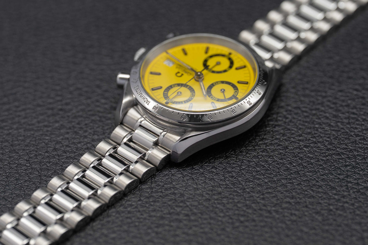 Omega Speedmaster Date 3511.12 Yellow Dial 1995