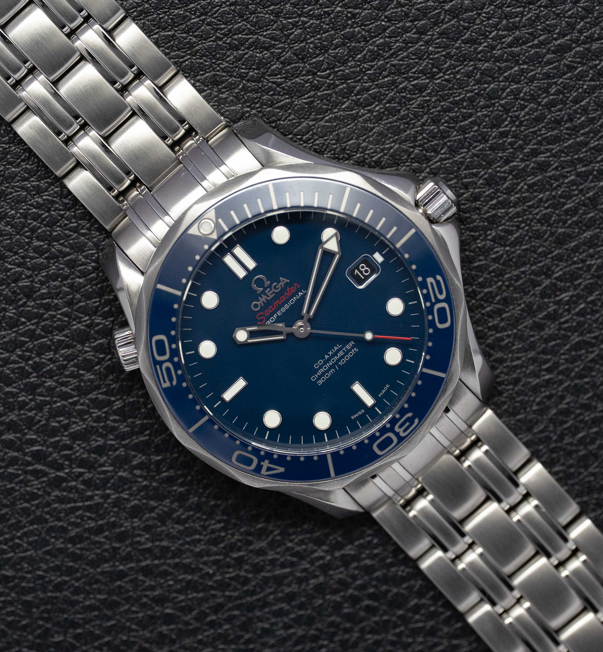 Omega Seamaster Diver 300 212.30.41.20.03.001 Blue Dial 2012