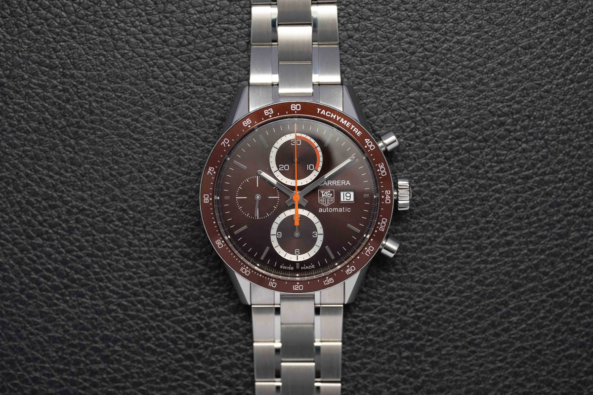 Tag Heuer Carrera Calibre 16 CV2013.BA0794 Brown Dial 2013