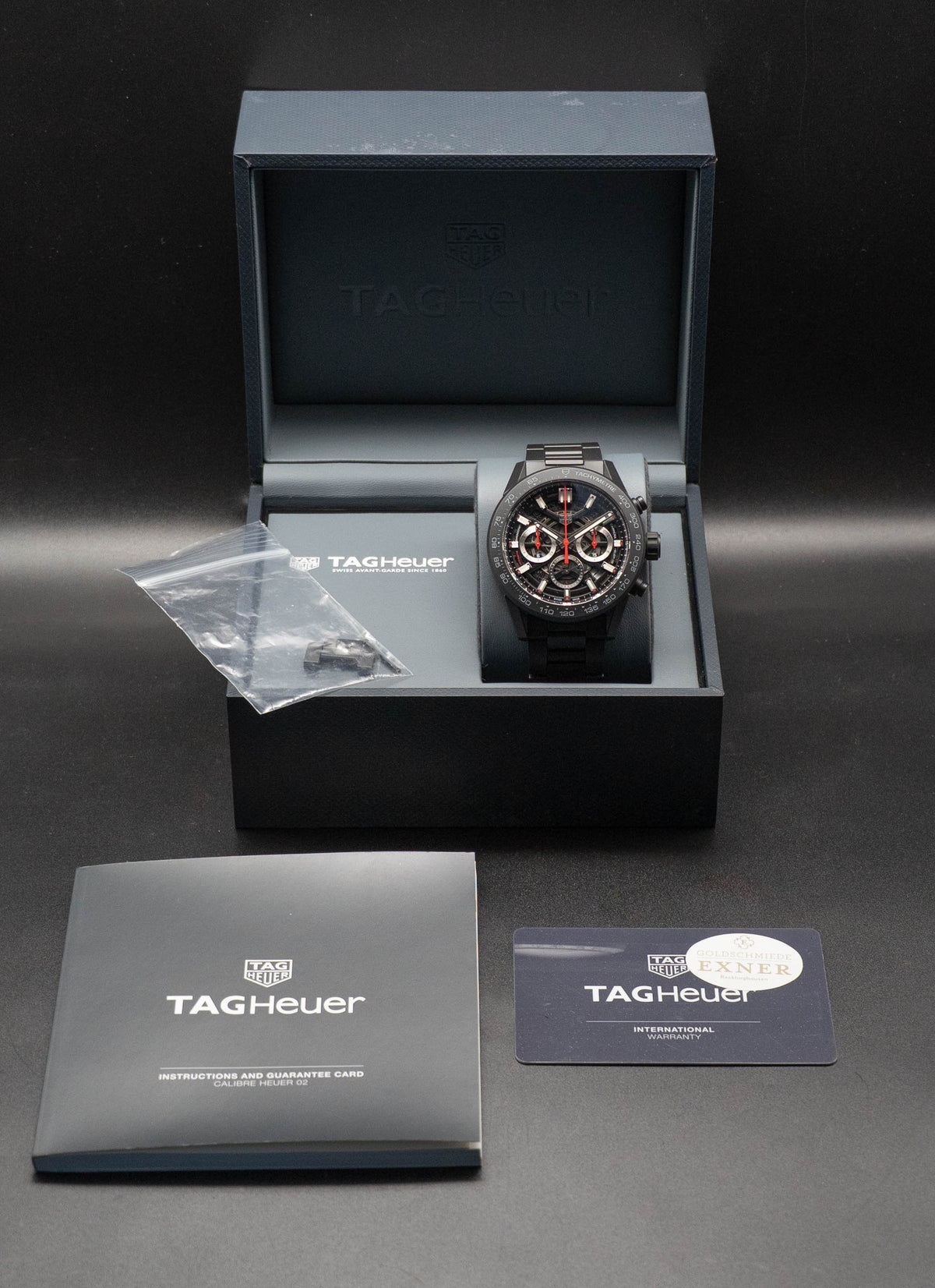 Tag Heuer Carrera Calibre Heuer 02 CBG2A90.BH0653 Fullset 2019 Box+Papers