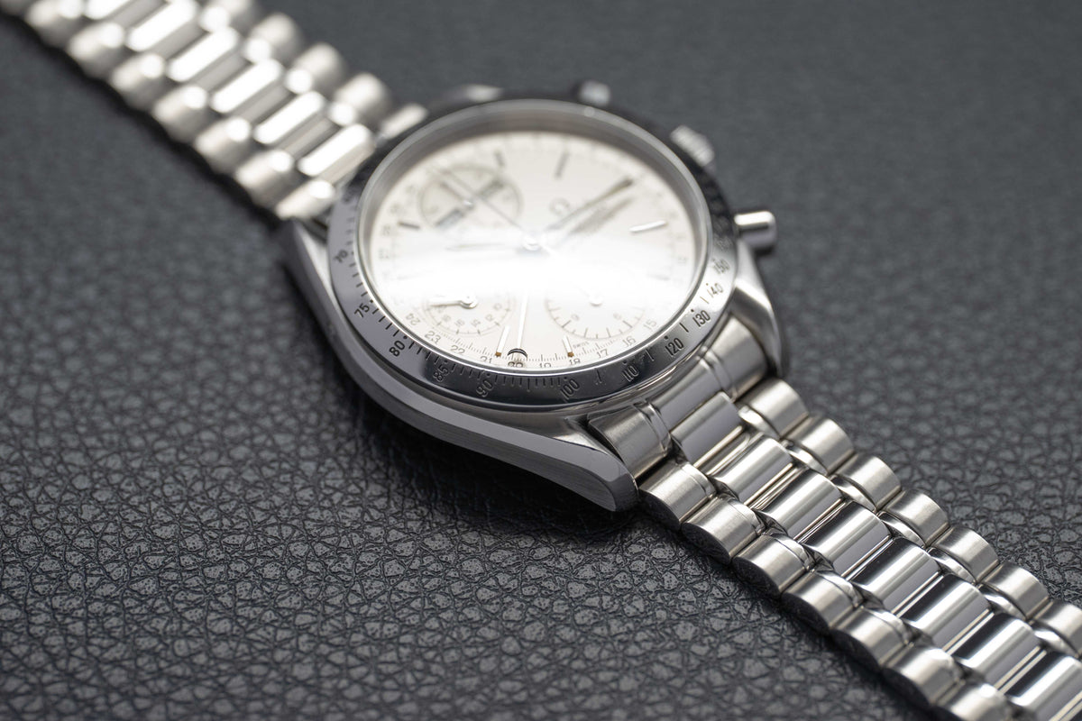Omega Speedmaster Day Date 3521.30 Silver Dial 1993