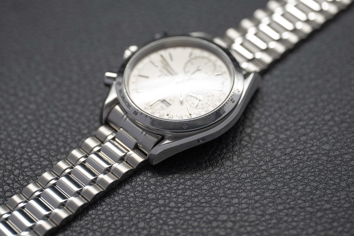Omega Speedmaster Day Date 3521.30 Silver Dial 1993