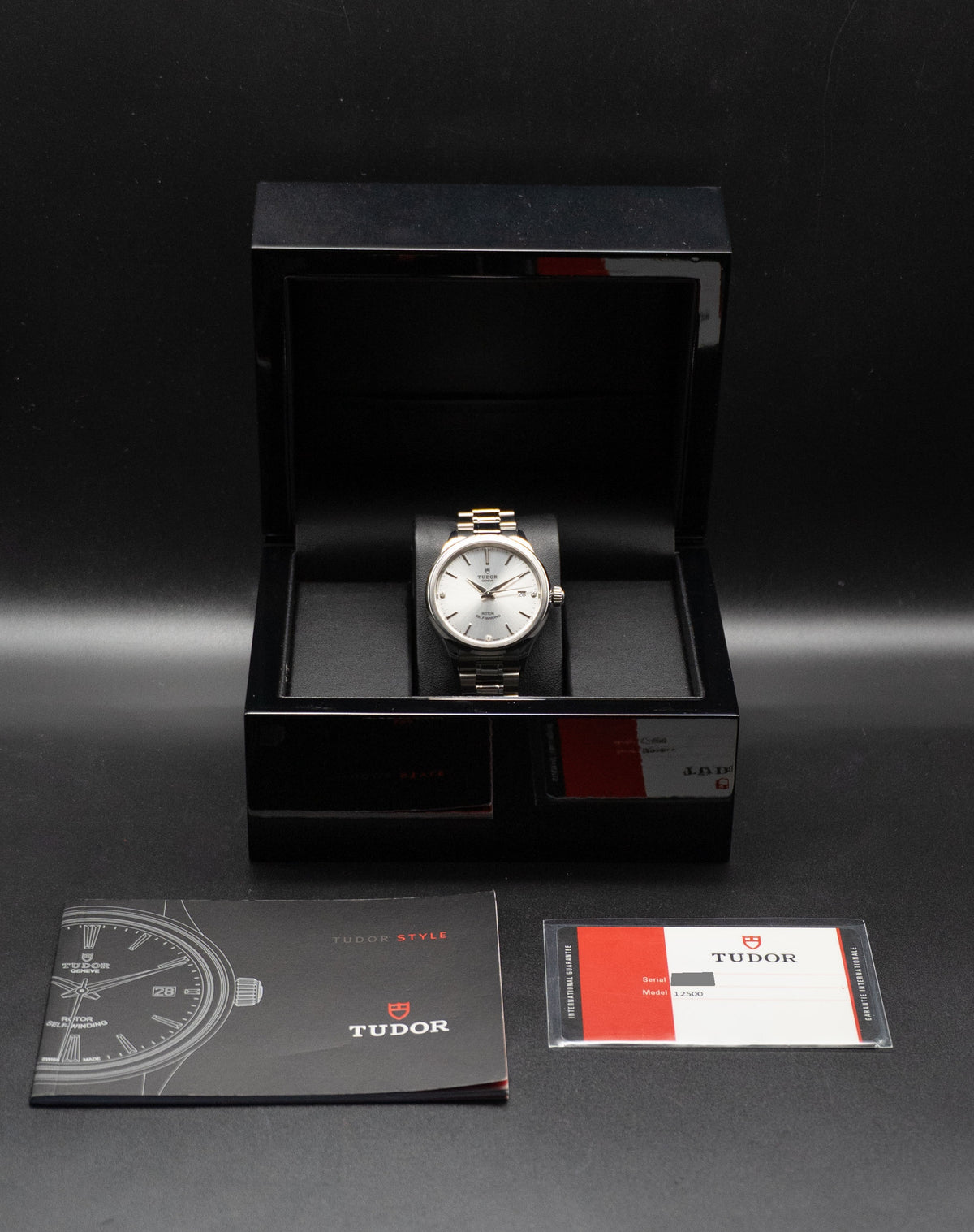 Tudor Style 12500 Silver Dial 2018 Papers