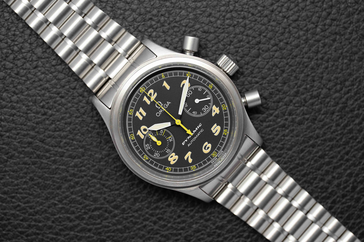 Omega Dynamic Chronograph 5240.50 Black Dial 1995 Box