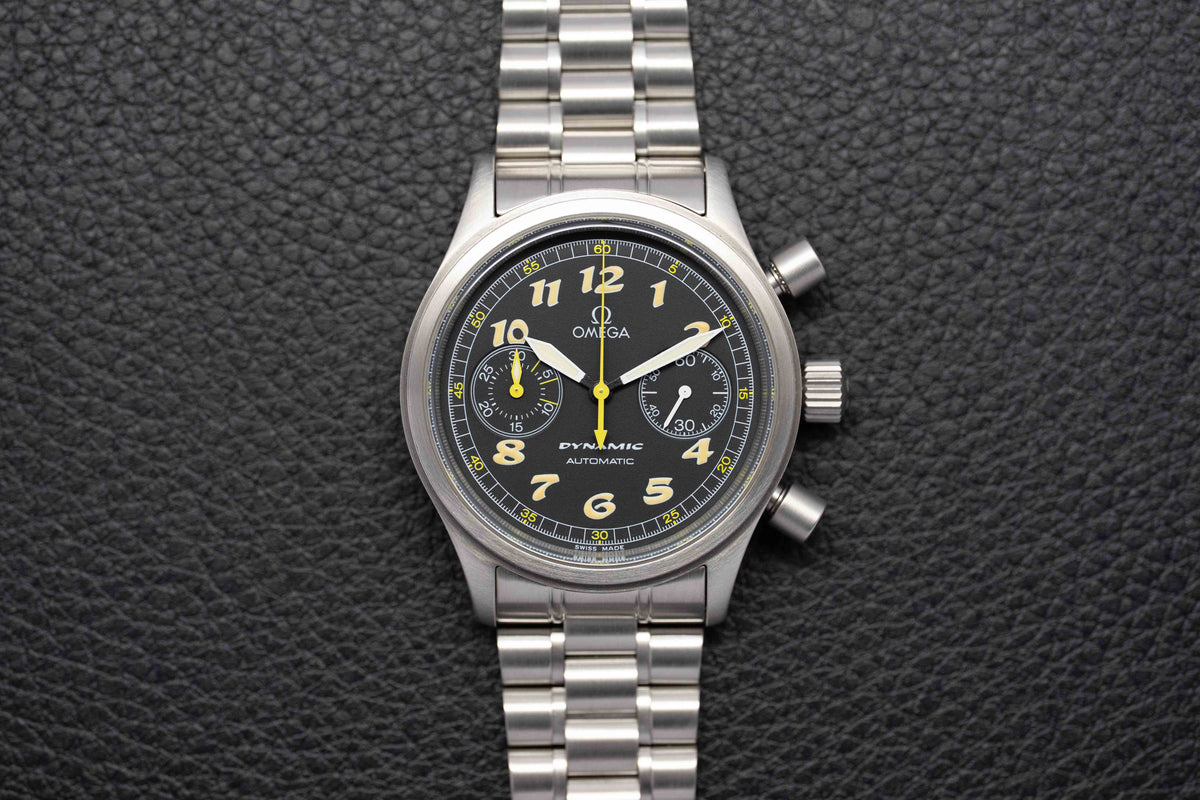 Omega Dynamic Chronograph 5240.50 Black Dial 1995 Box