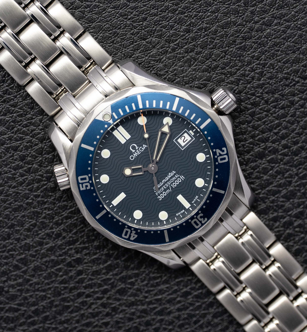 Omega Seamaster 300 2561.80 Blue Dial 1998