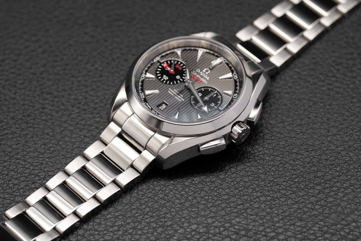Omega Seamaster Aqua Terra GMT Chronograph 231.10.43.52.06.001 Fullset 2018 Box+Papers