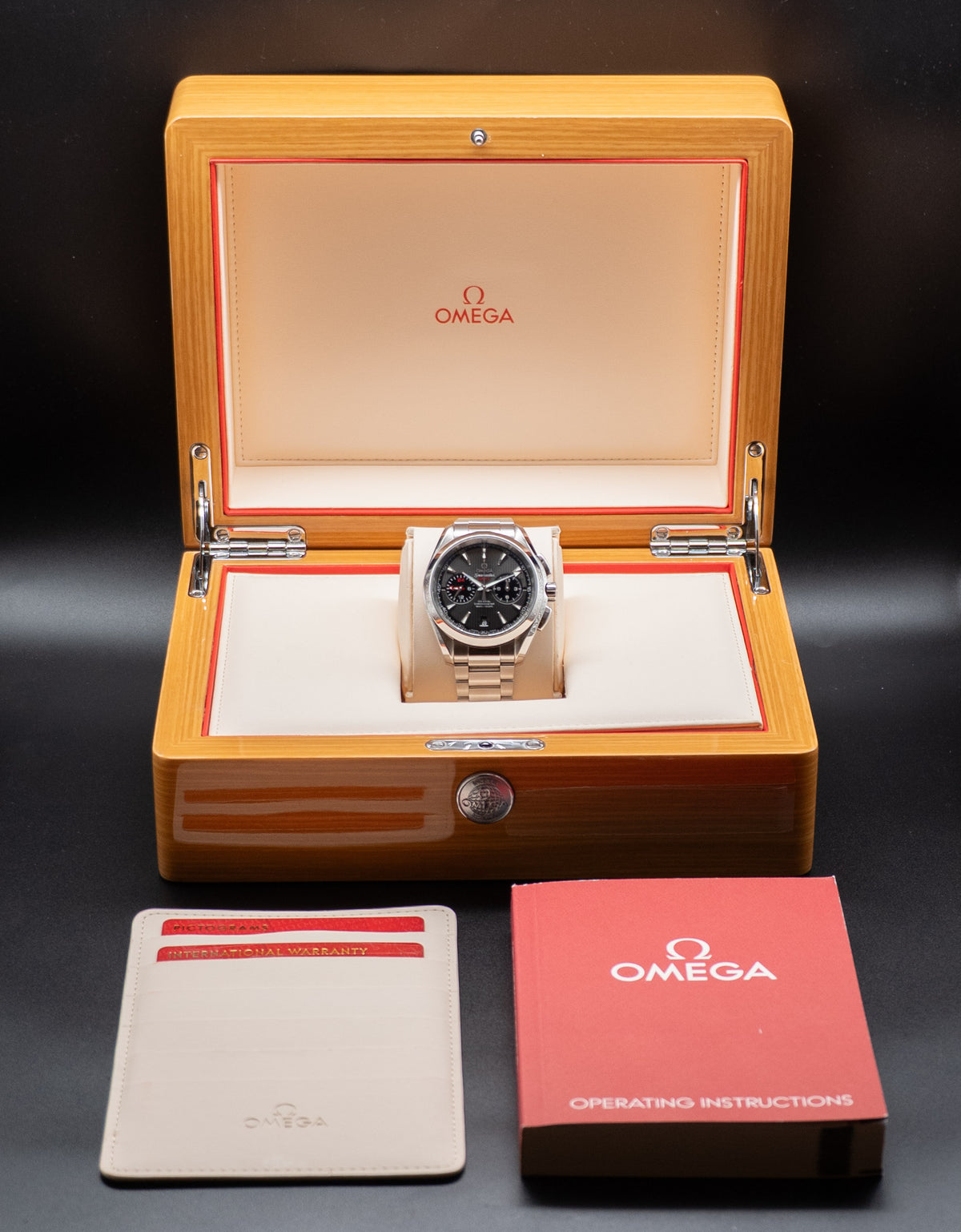 Omega Seamaster Aqua Terra GMT Chronograph 231.10.43.52.06.001 Fullset 2018 Box+Papers