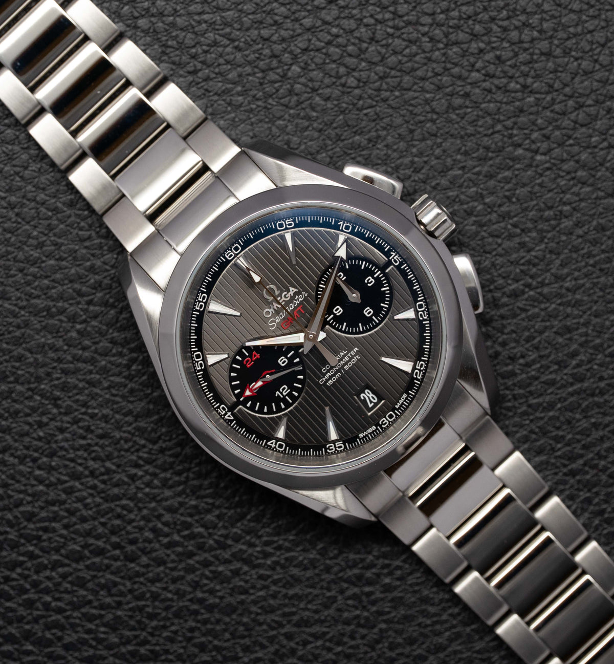 Omega Seamaster Aqua Terra GMT Chronograph 231.10.43.52.06.001 Fullset 2018 Box+Papers