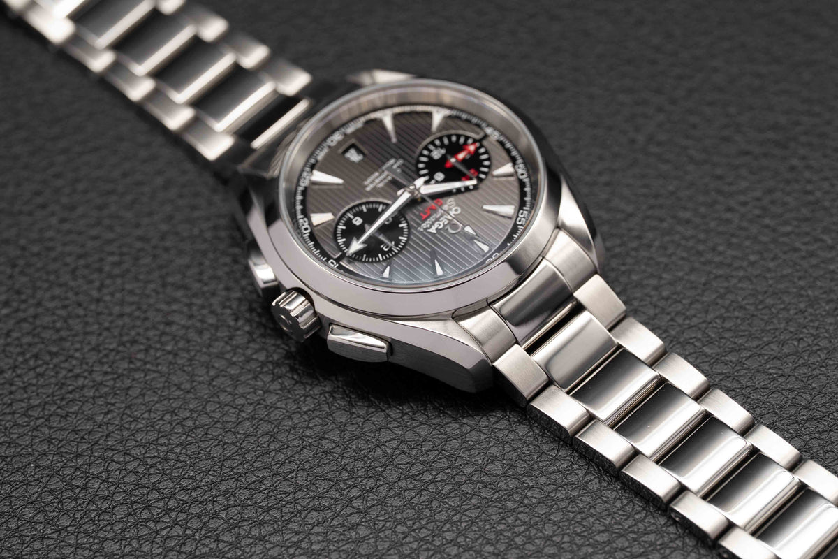 Omega Seamaster Aqua Terra GMT Chronograph 231.10.43.52.06.001 Fullset 2018 Box+Papers