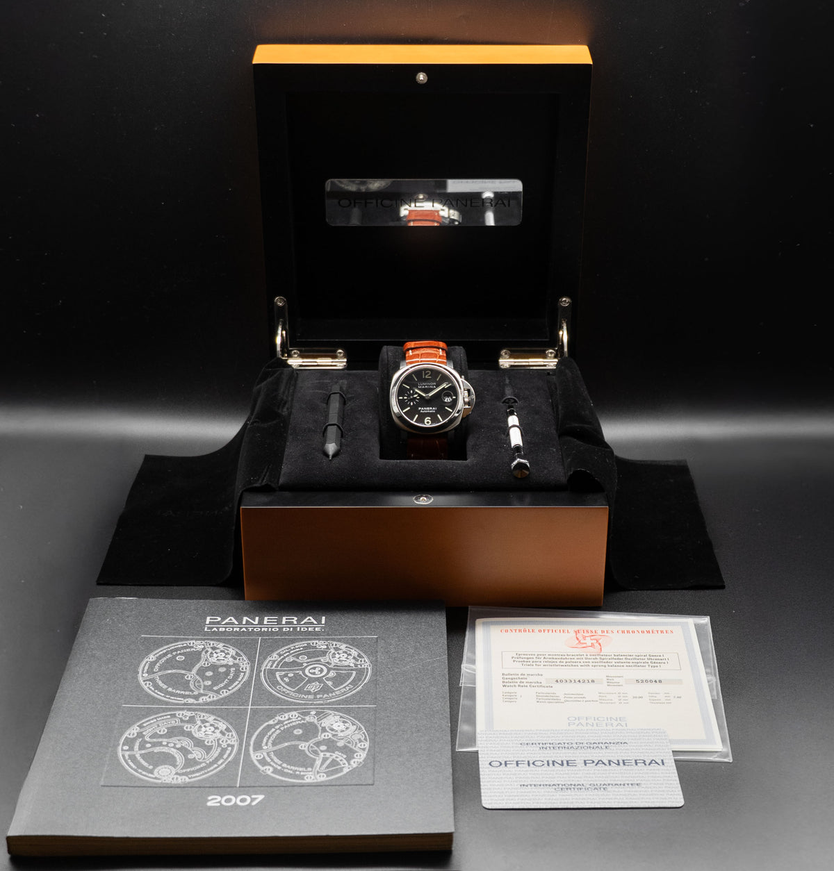 Panerai Luminor Marina PAM00048 Fullset 2008 Box+Papers