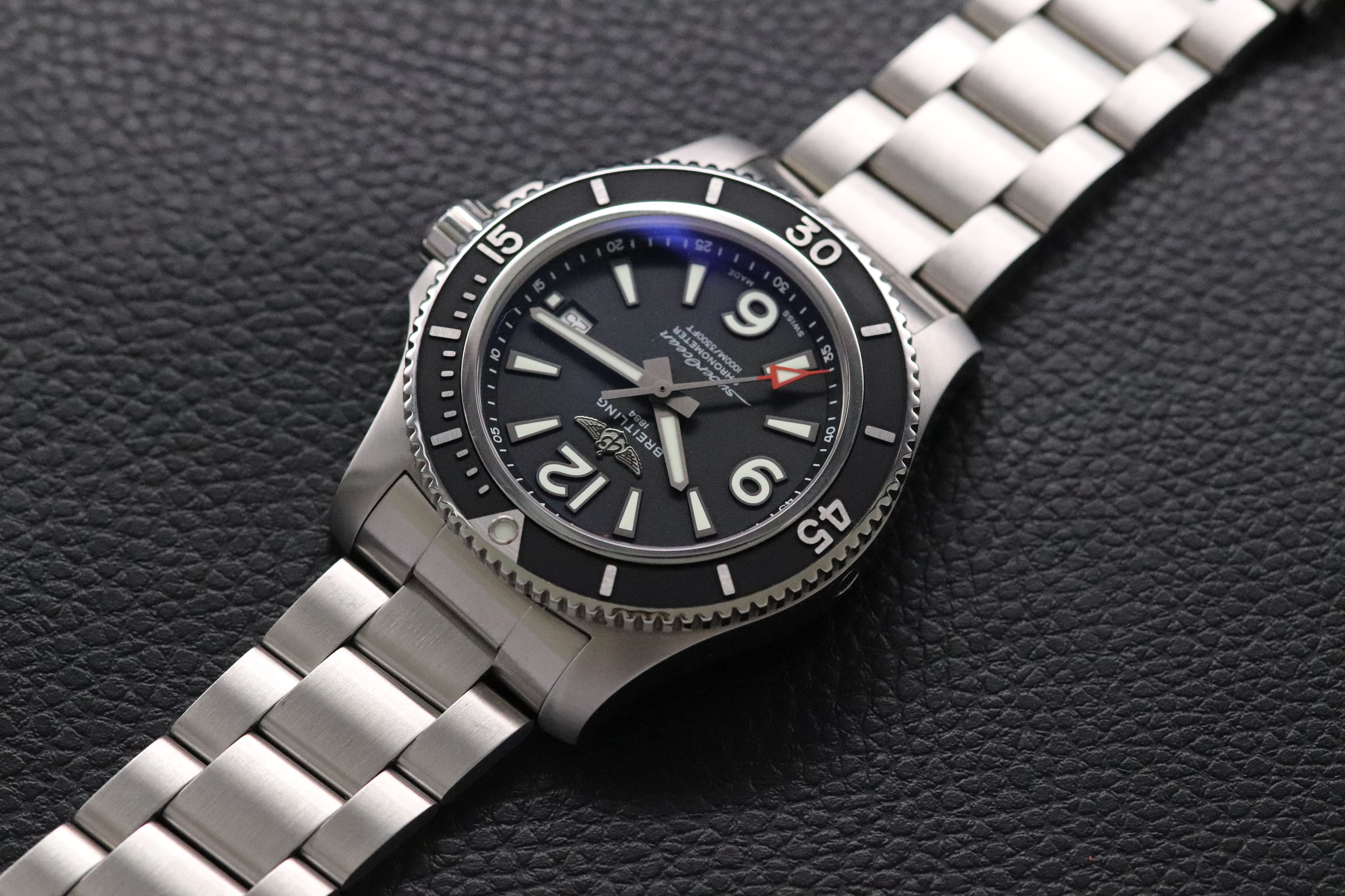 Breitling Superocean 44 Black A17367 Fullset 2022 Box+Papers