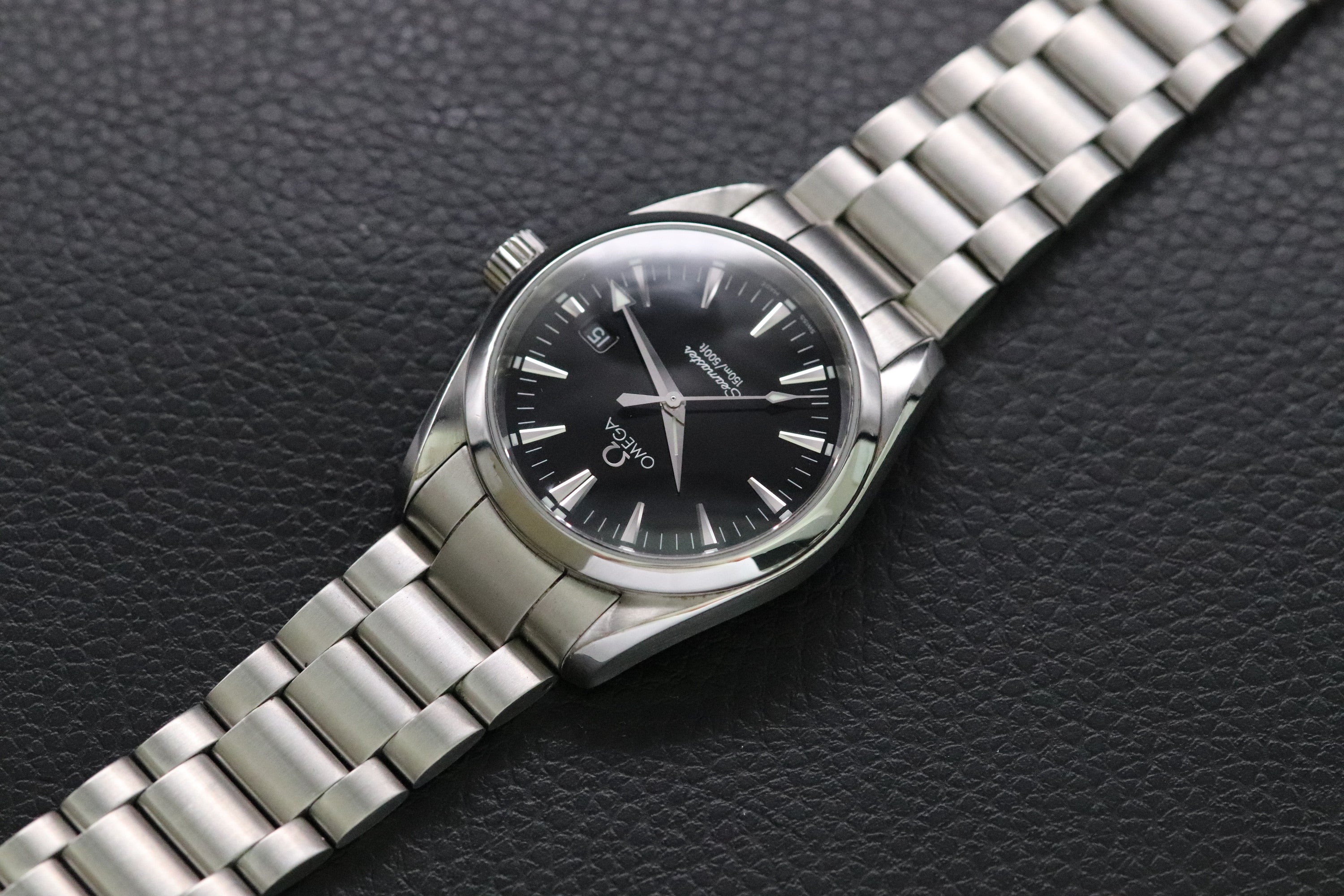 Omega Seamaster Aqua Terra 2518.50 Black Dial 2007 Papers