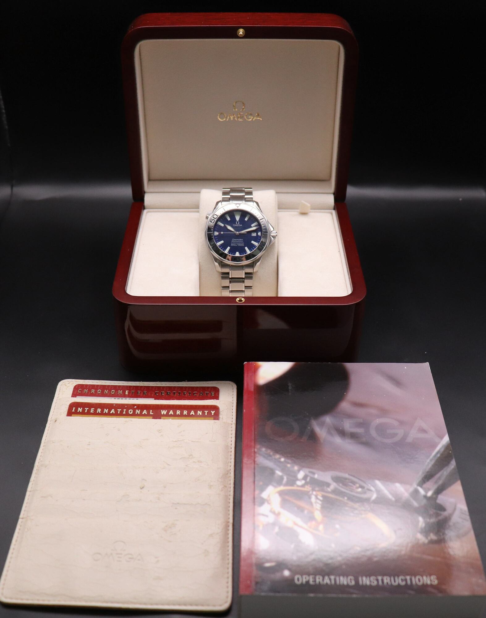 Omega Seamaster Diver 2255.80 Fullset 2005 Box+Papers