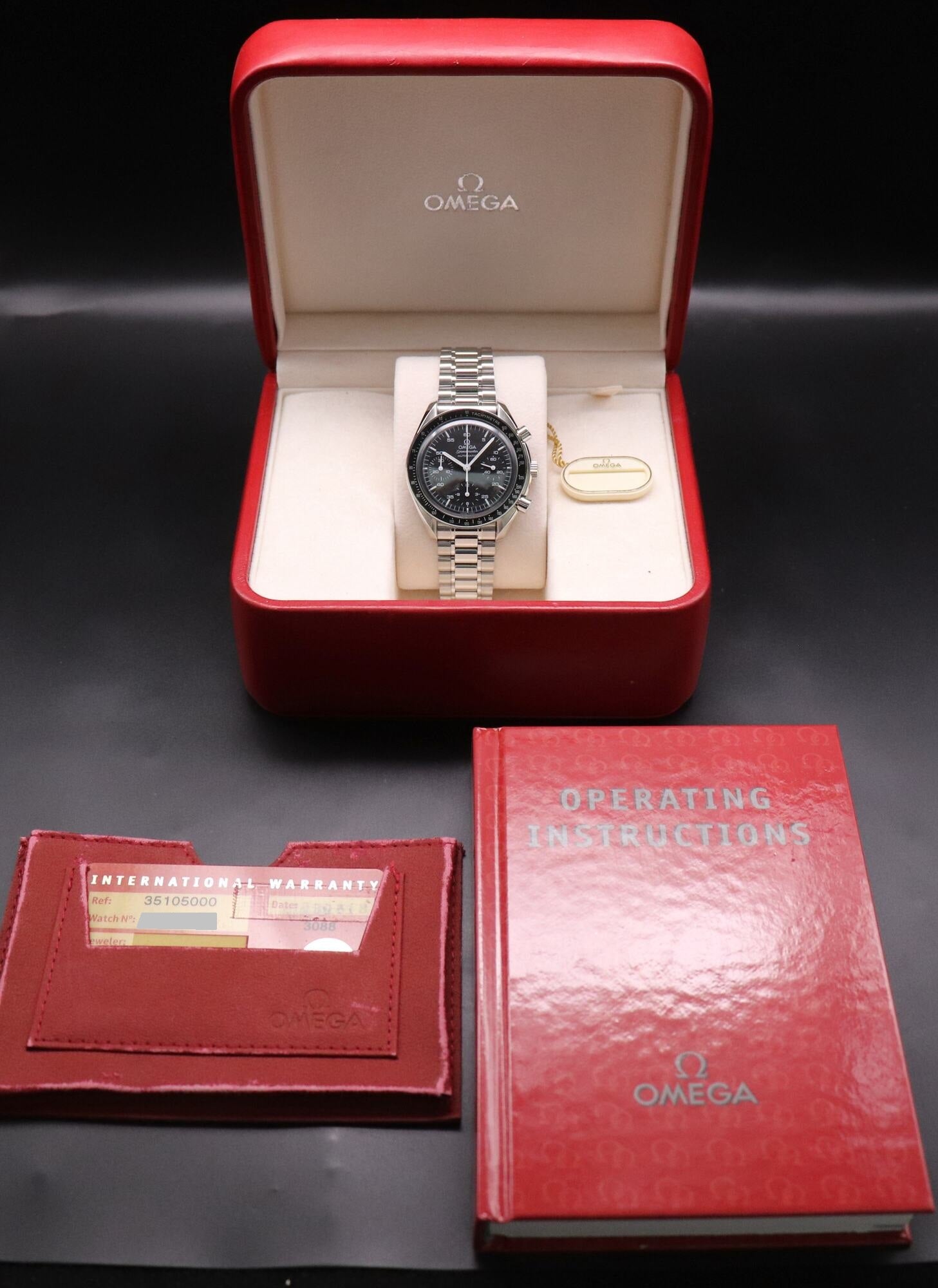 Omega Speedmaster Reduced 3510.50 Fullset 2000 Box+Papers