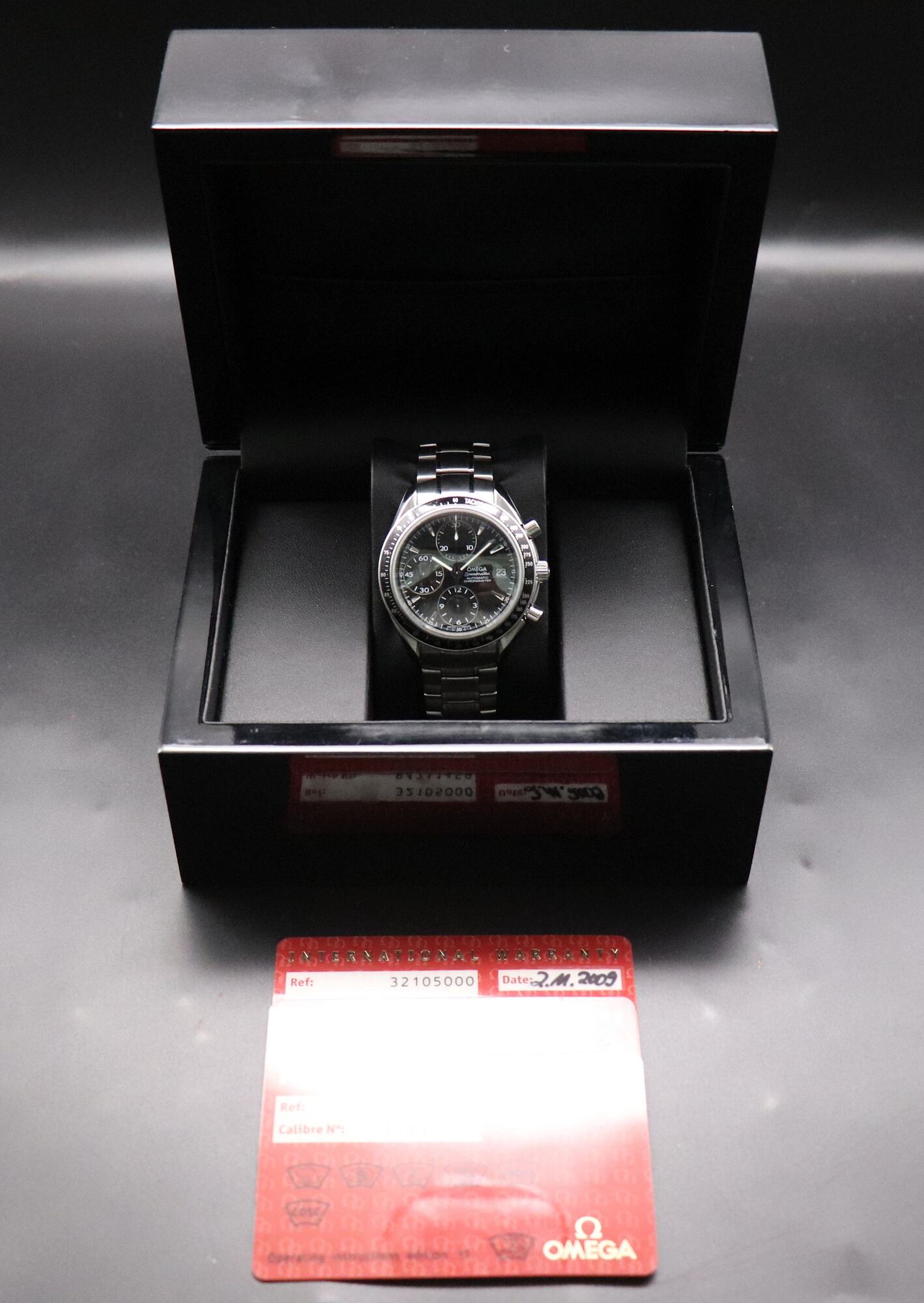 Omega Speedmaster Date 3210.50 Papers 2009