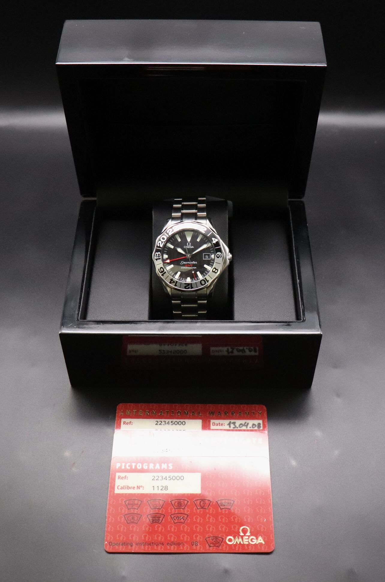 Omega Seamaster GMT 2234.50 Papers 2008
