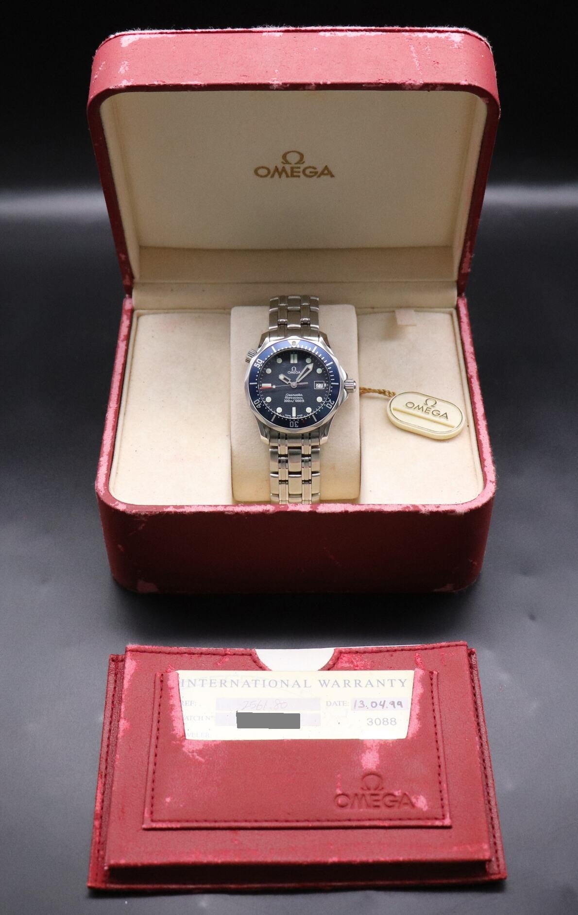 Omega Seamaster 300 2561.80 Fullset 1999 Box+Papers