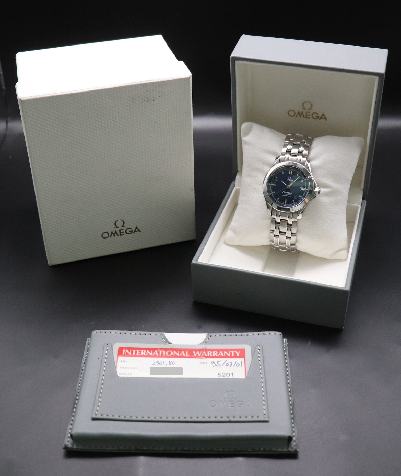 Omega Seamaster 120M 2501.80 Fullset 1995 Box+Papers