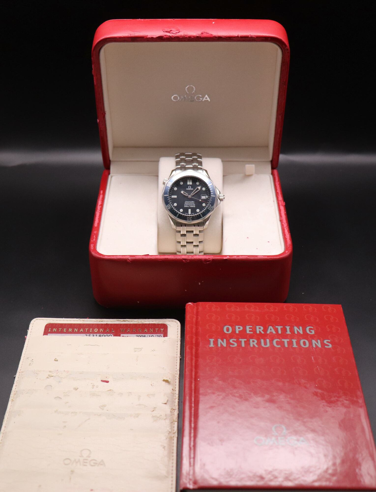 Omega Seamaster 2531.80 James Bond Fullset 2008 Box+Papers