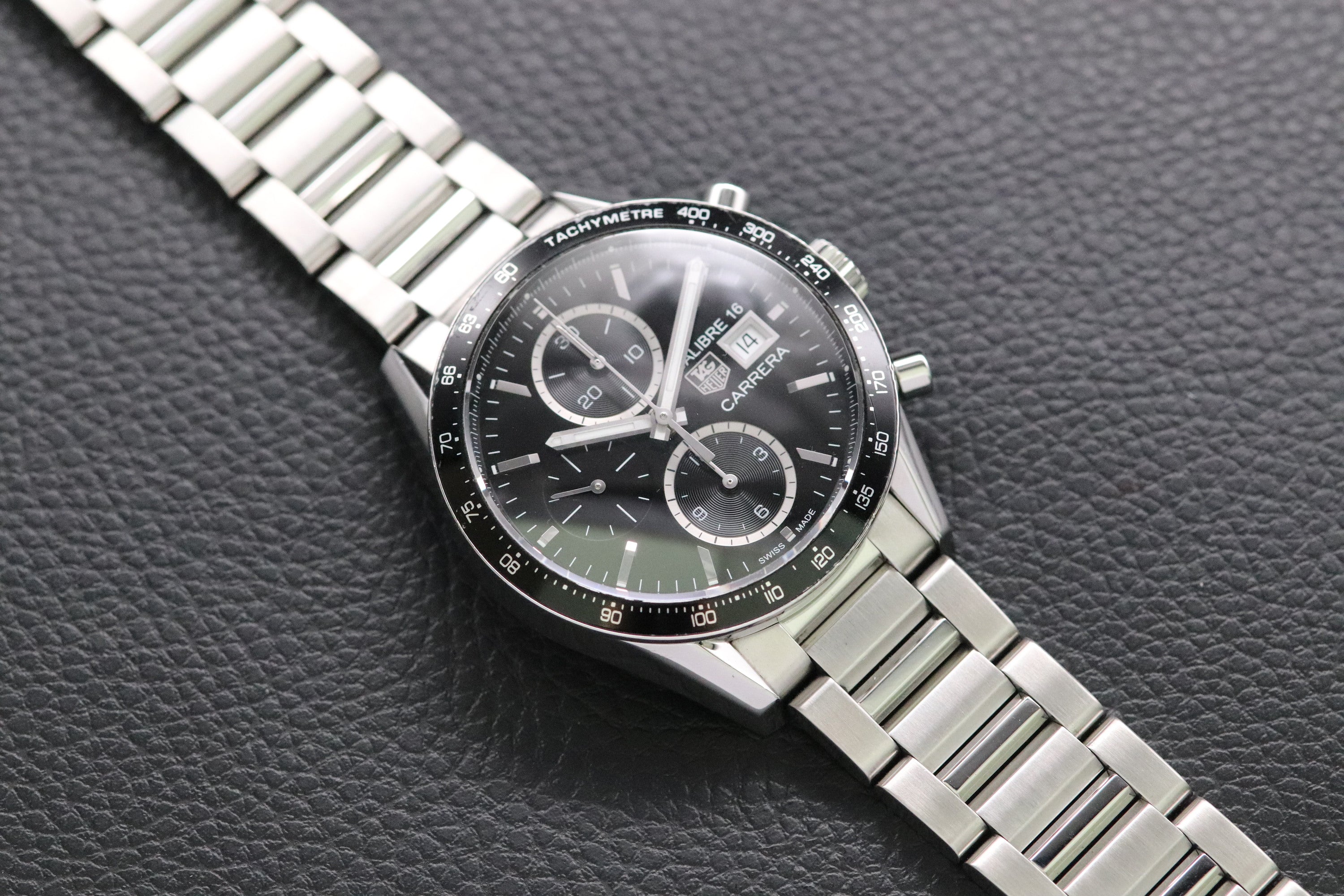 Tag Heuer Carrera Caliber 16 CV201AJ Black Dial 2017