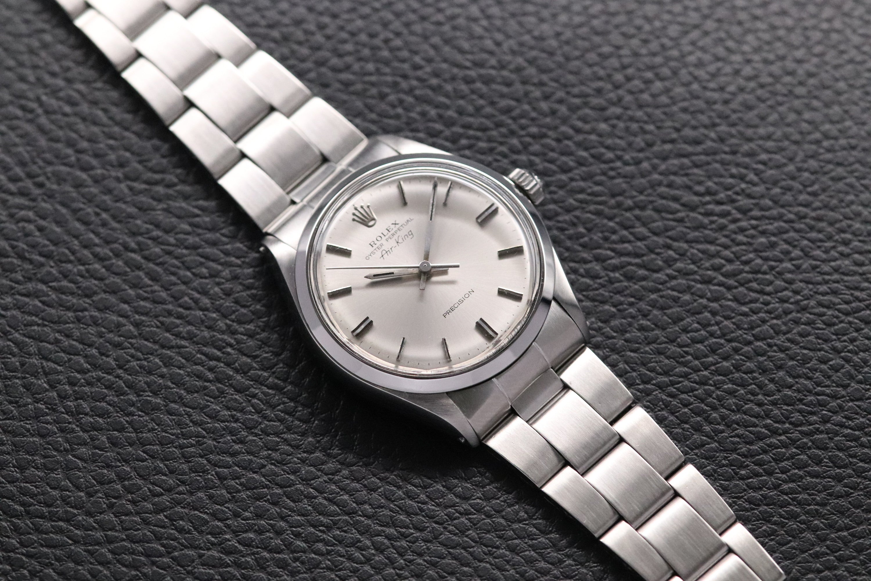 Rolex Air-King 5500 Silver Dial 1971