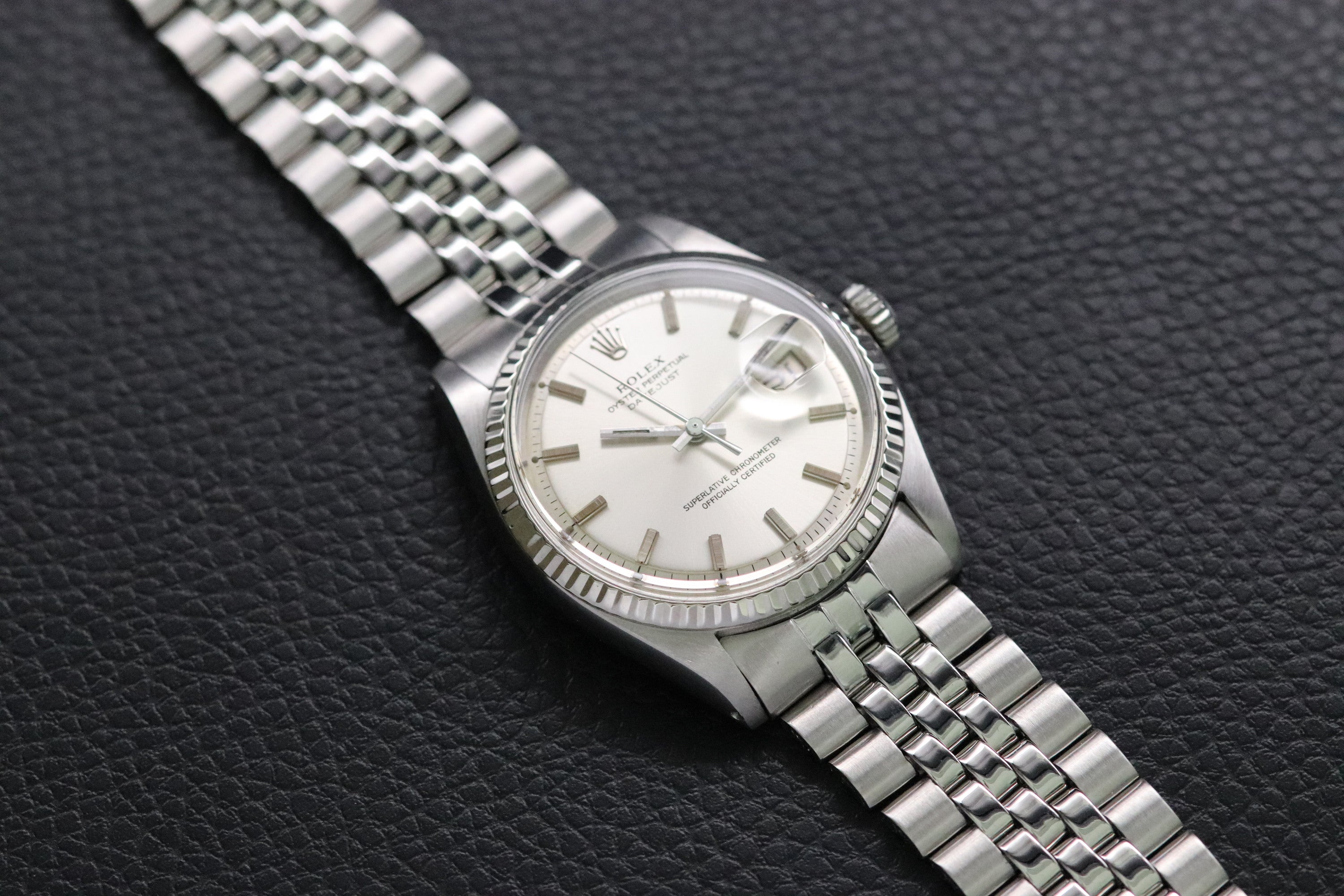 Rolex Datejust 1601 Silver Dial 1970