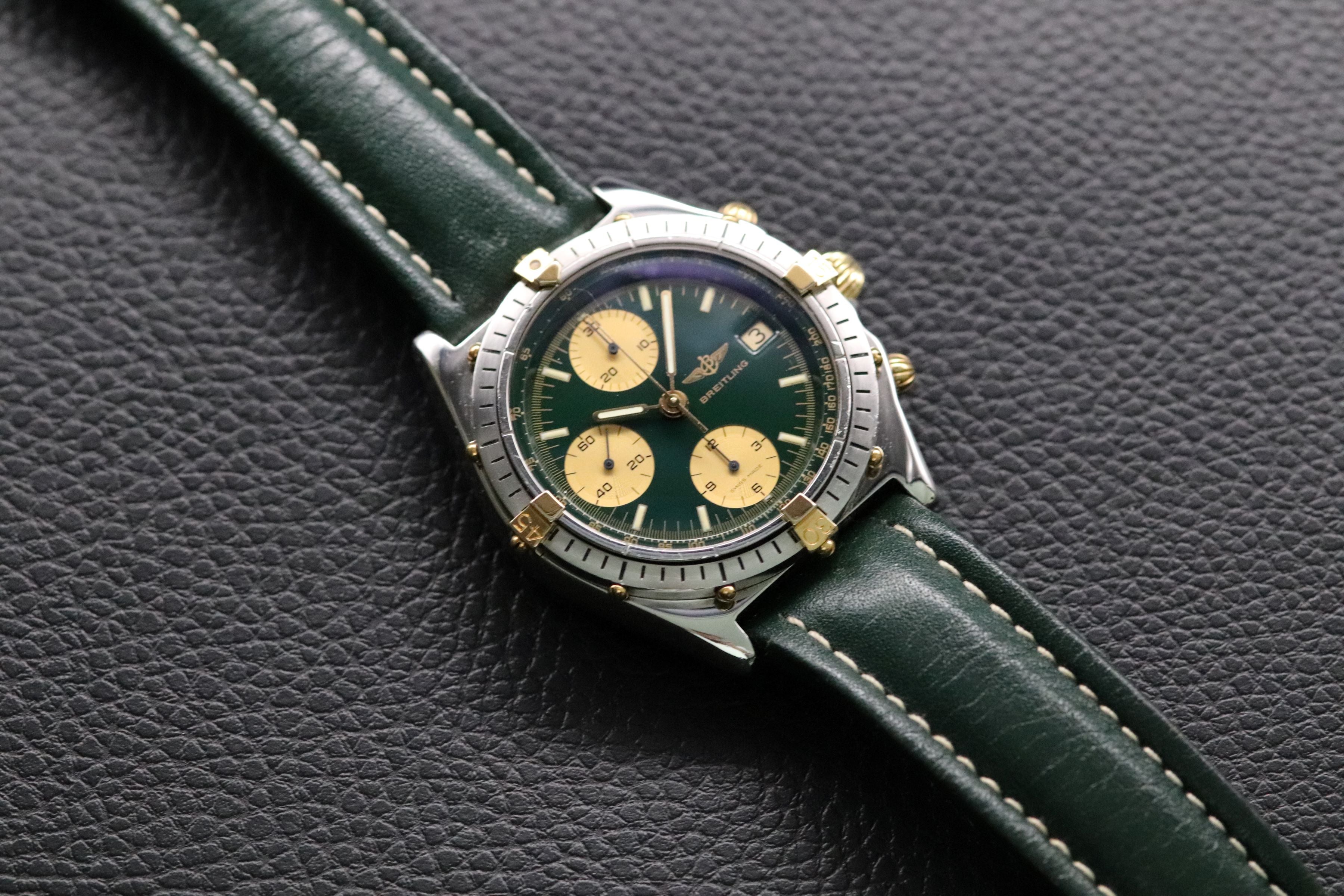Breitling Chronomat 81950 Green Dial 1992