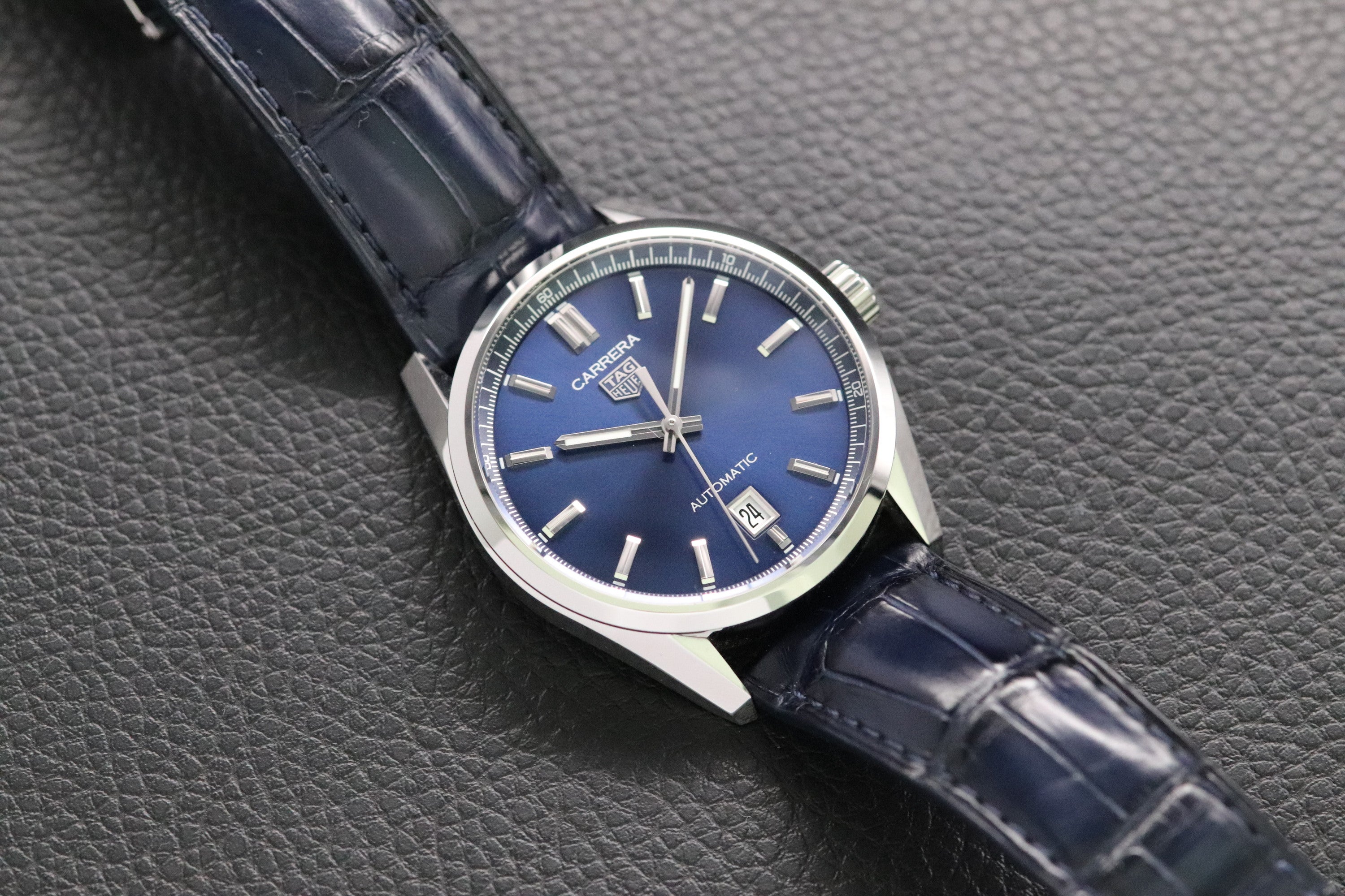 Tag Heuer Carrera Caliber 5 WBN2112-0 Blue Fullset 2022 Box+Papers