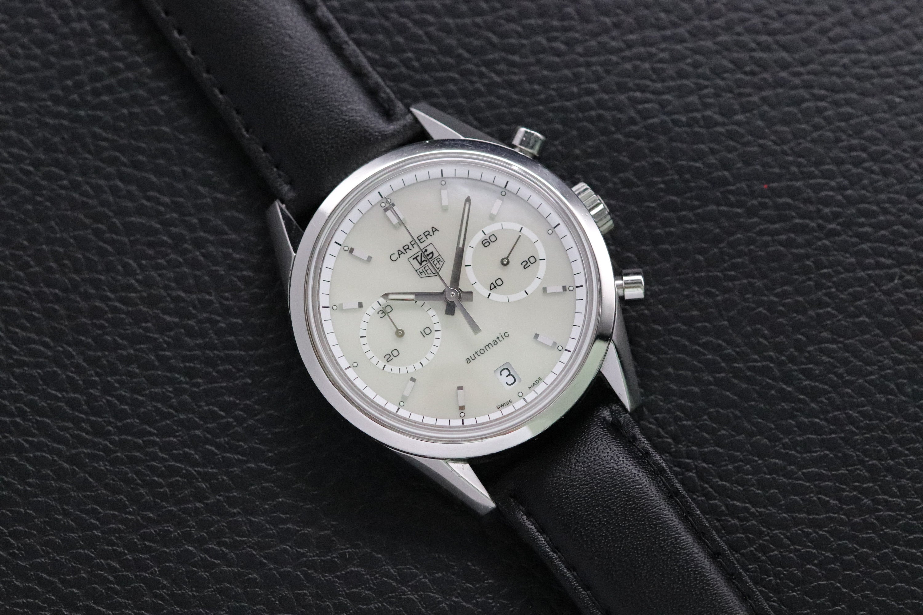 Tag Heuer Carrera Caliber 17 CV2115 Silver Dial 2003