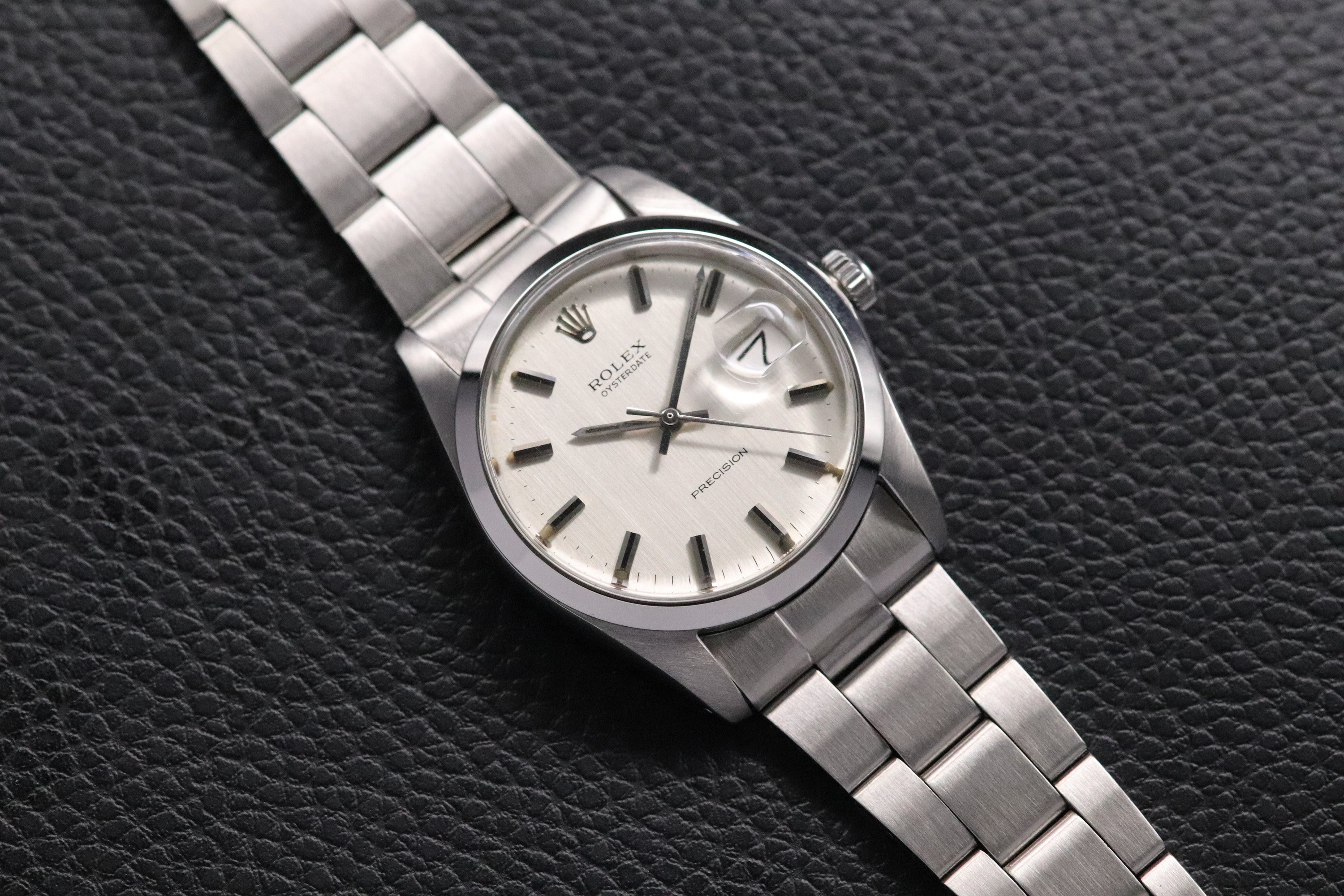 Rolex Oysterdate Precision 6694 Silver Dial 1972