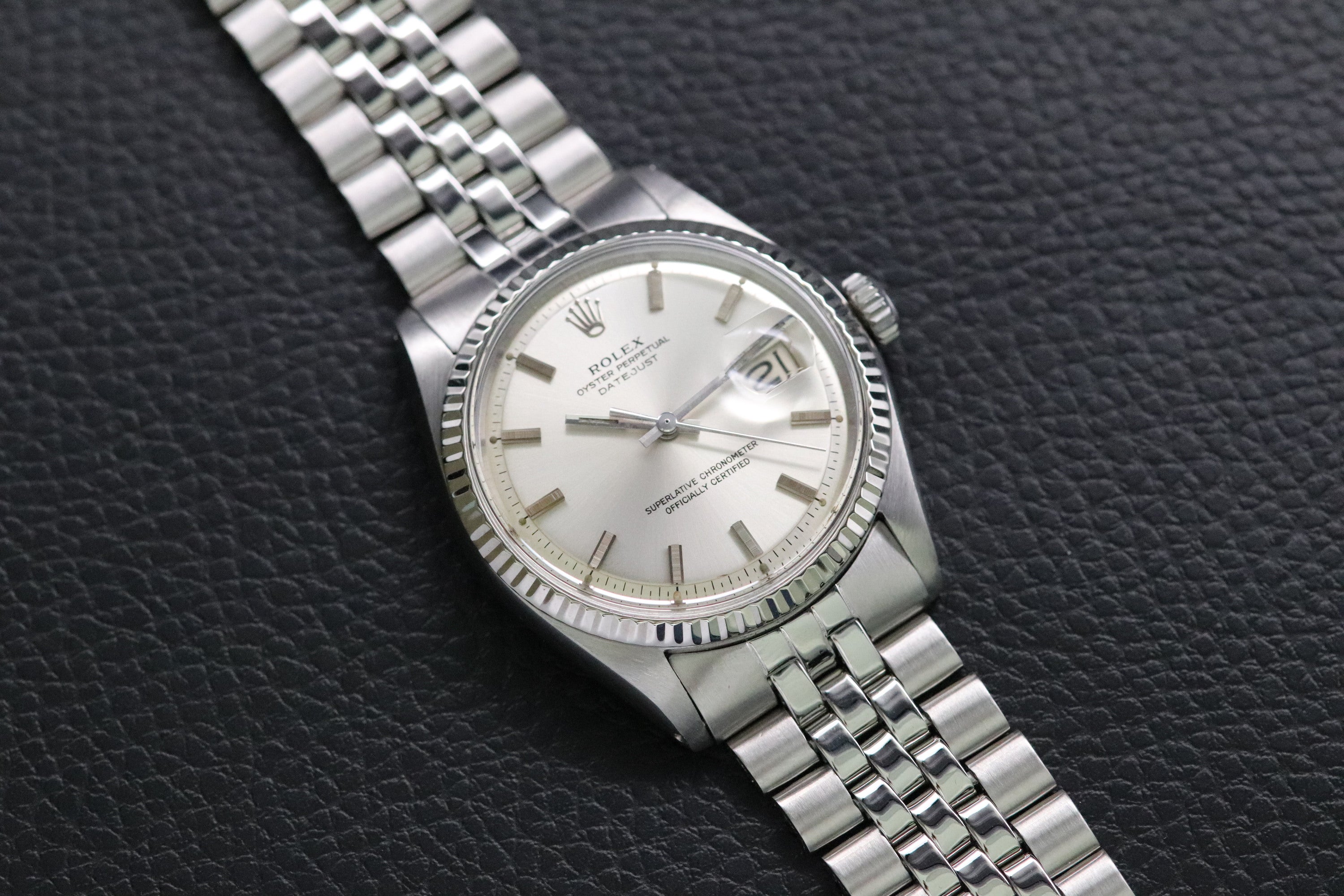 Rolex Datejust 1601 Silver Dial 1970