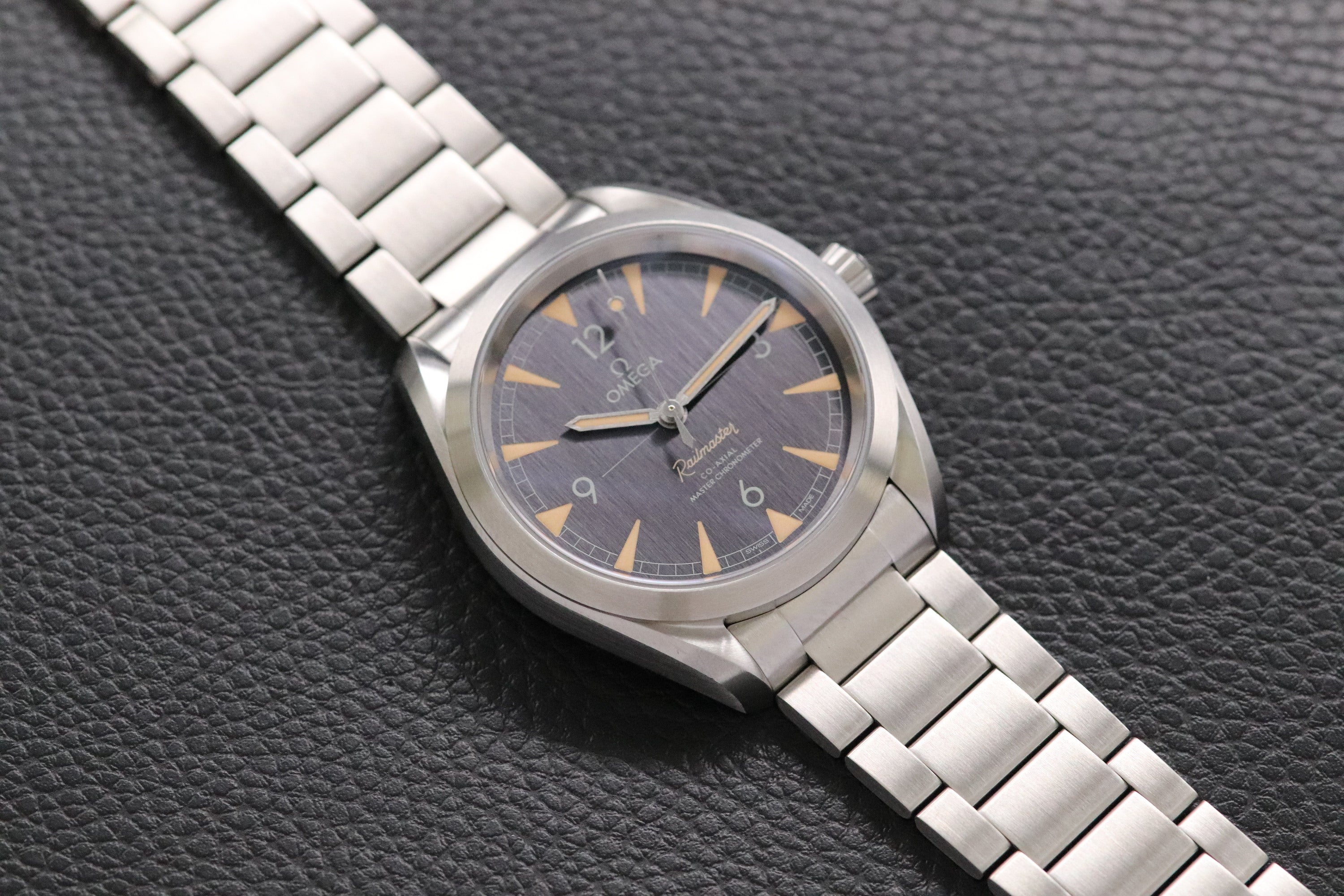 Omega Seamaster Railmaster 220.10.40.20.01.001 Fullset 2024 Box+Paper