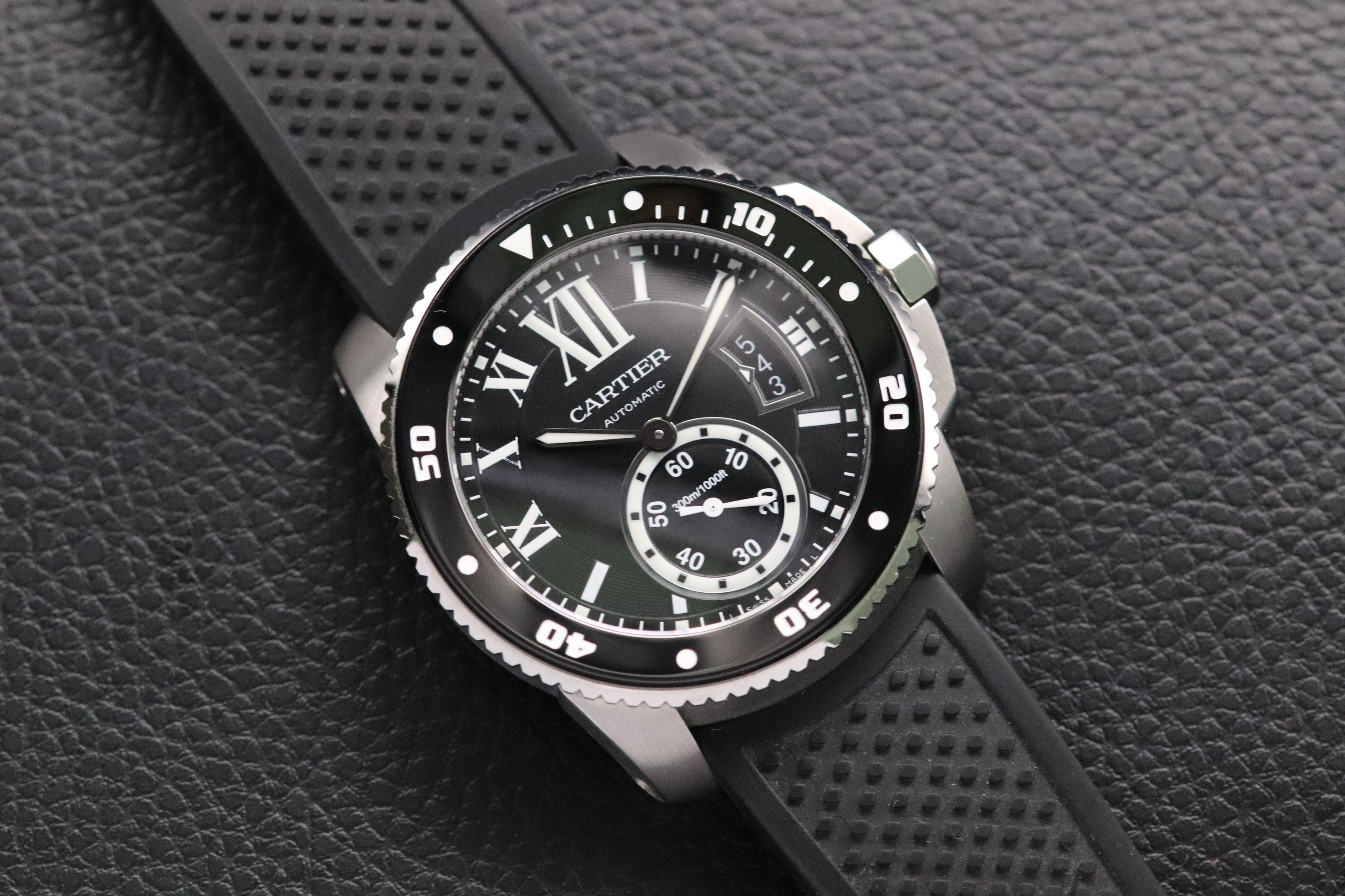 Cartier Calibre de Cartier W7100056 Rubber Strap 2016