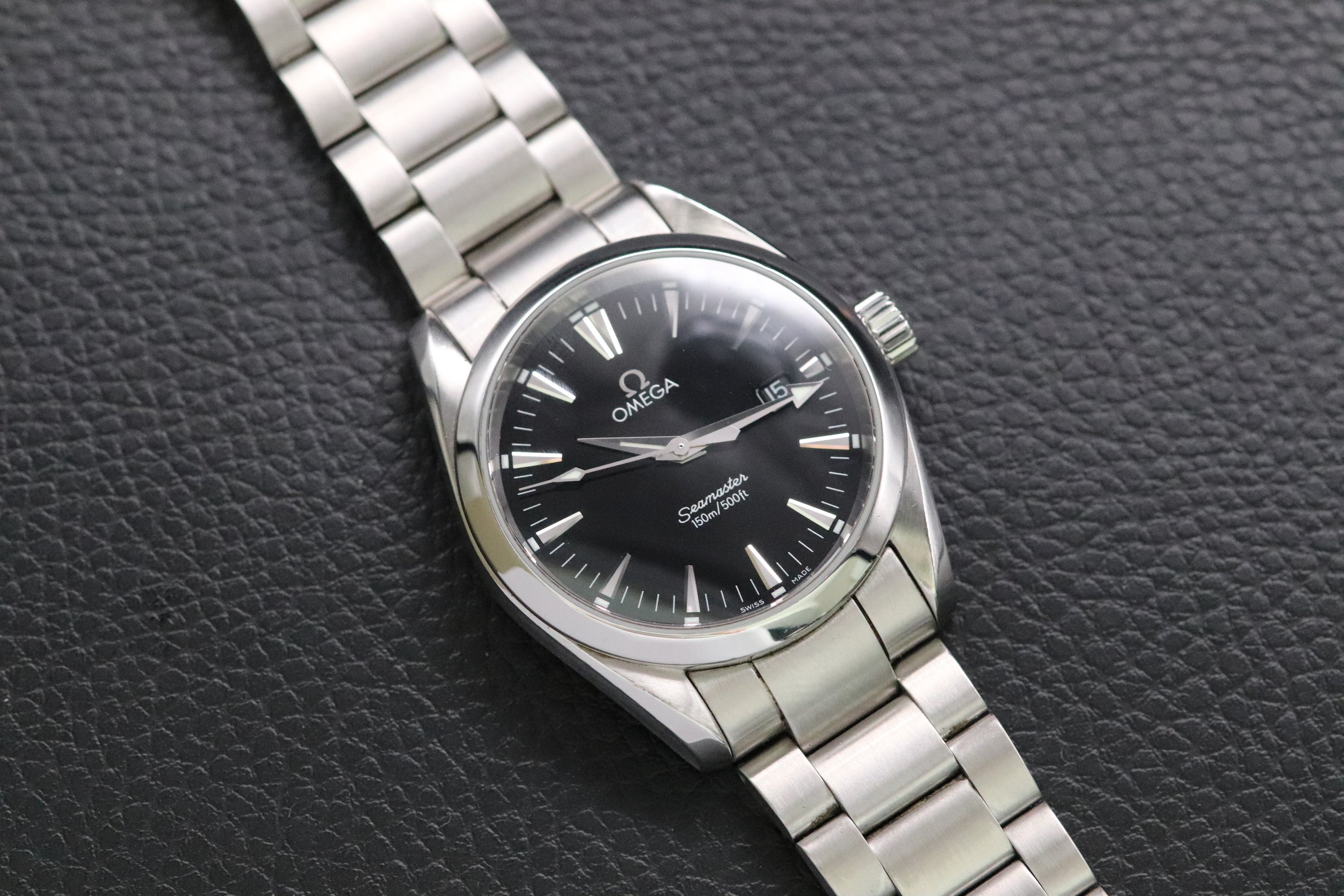 Omega Seamaster Aqua Terra 2518.50 Black Dial 2007 Papers