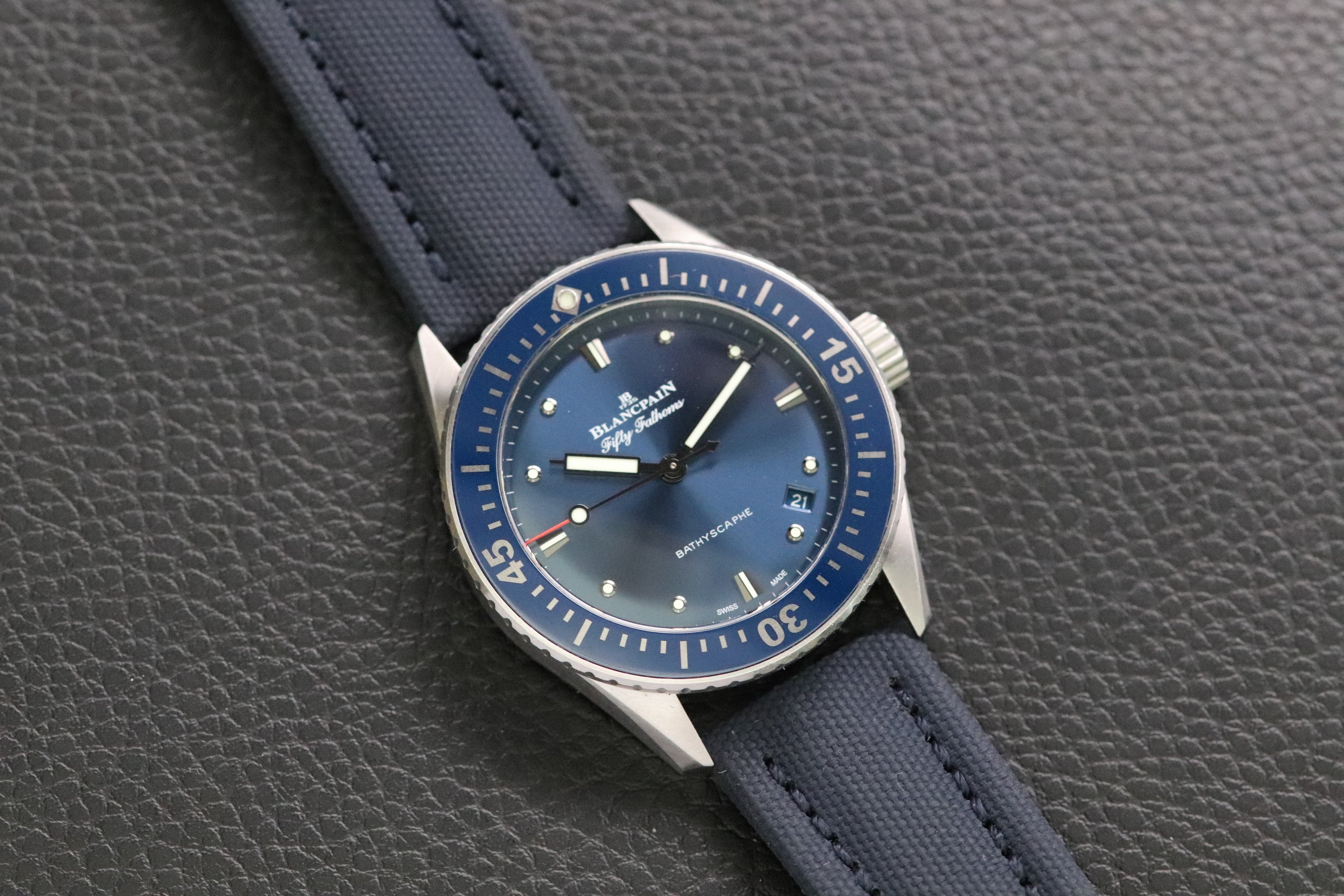 Blancpain Fifty Fathoms Bathyscape 5100-1140-O52A Fullset 2023 Box+Papers