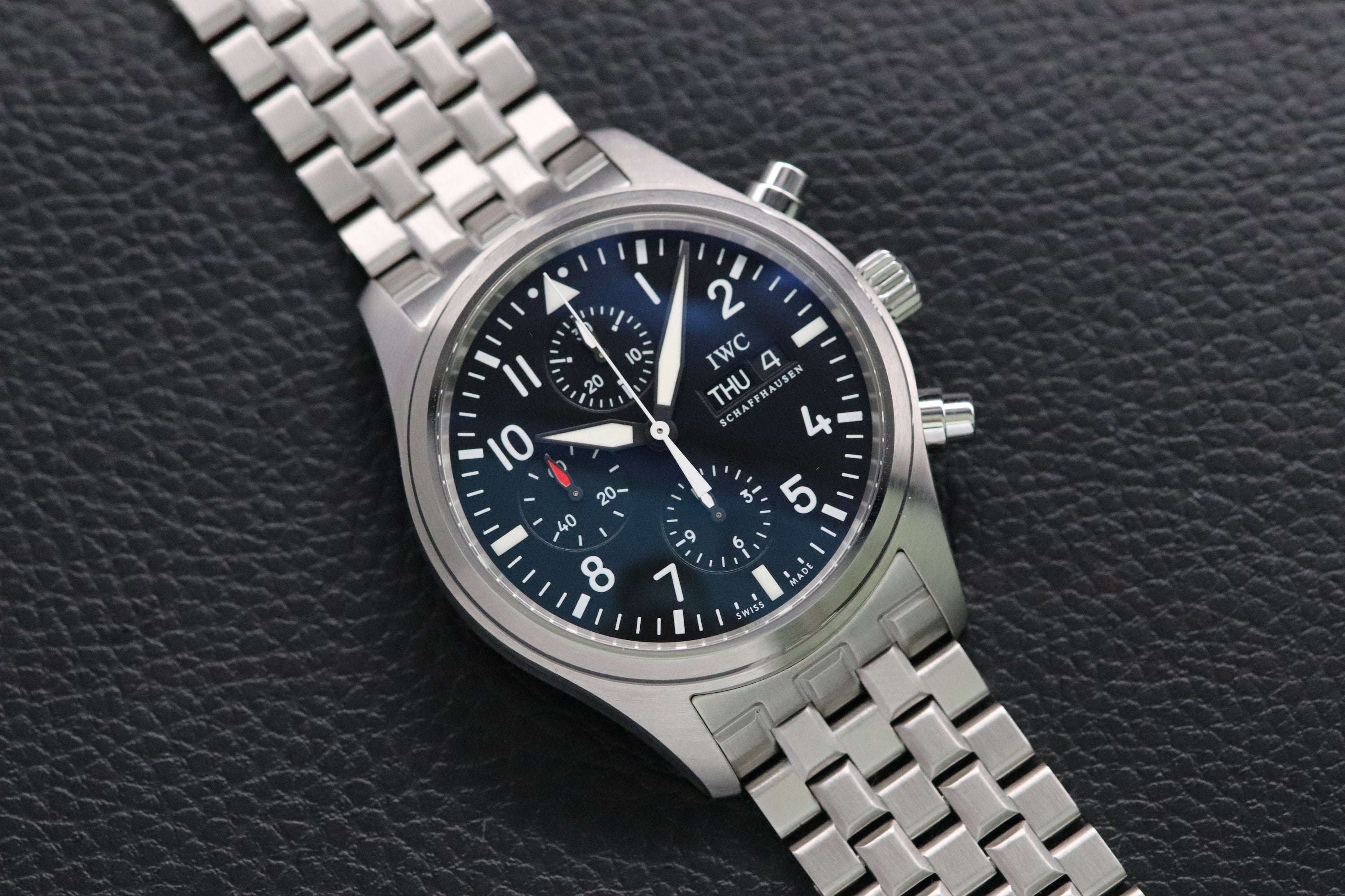 IWC Pilot's Watch Chronograph IW371704 Black Dial 2009