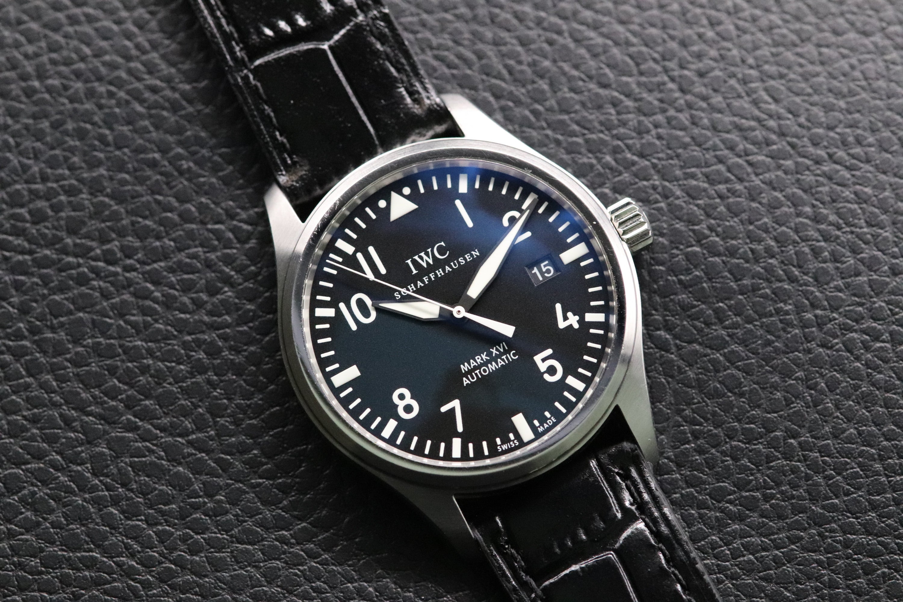 IWC Mark XVI Black IW325501 Pilot 2007 Papers