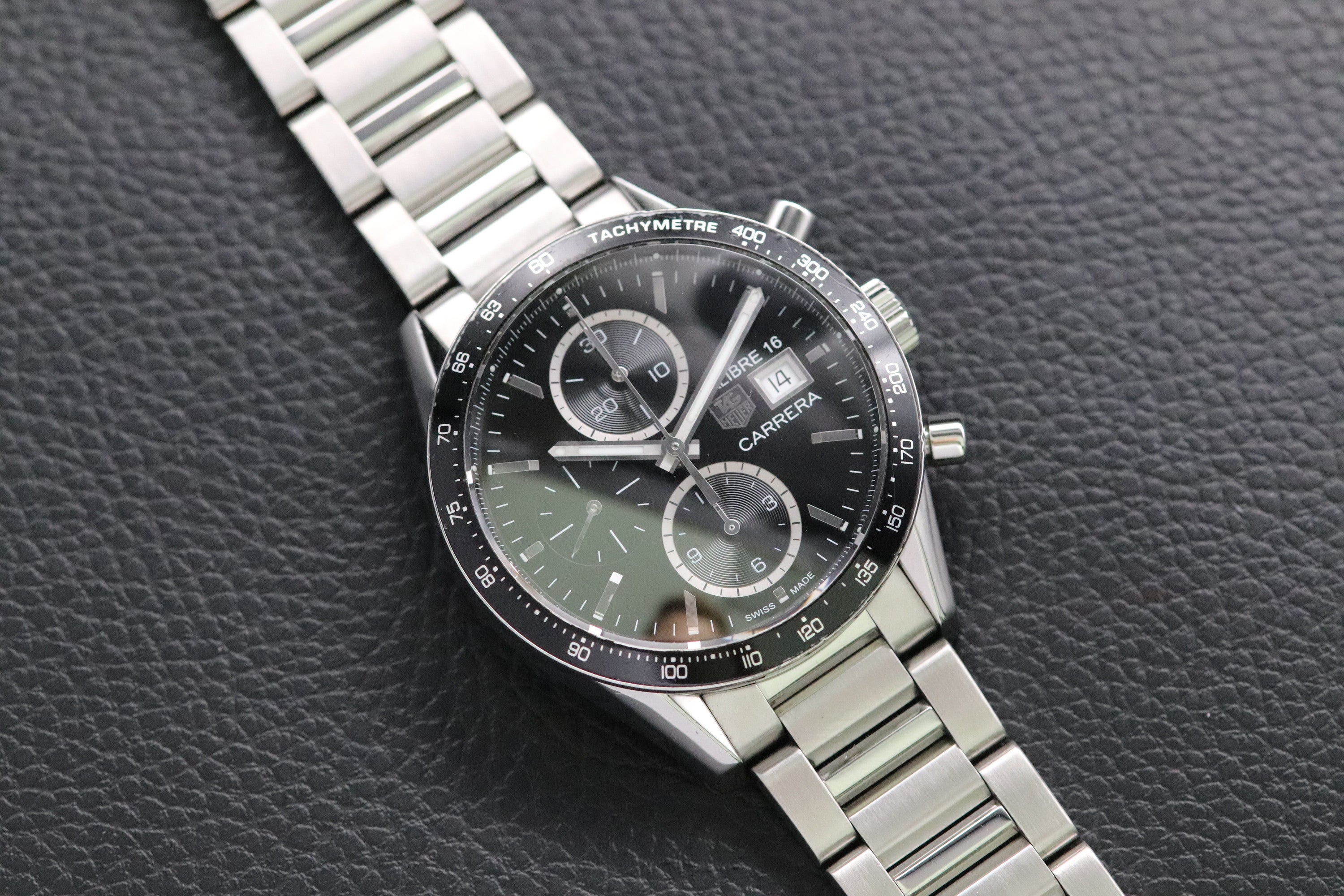 Tag Heuer Carrera Caliber 16 CV201AJ Black Dial 2017