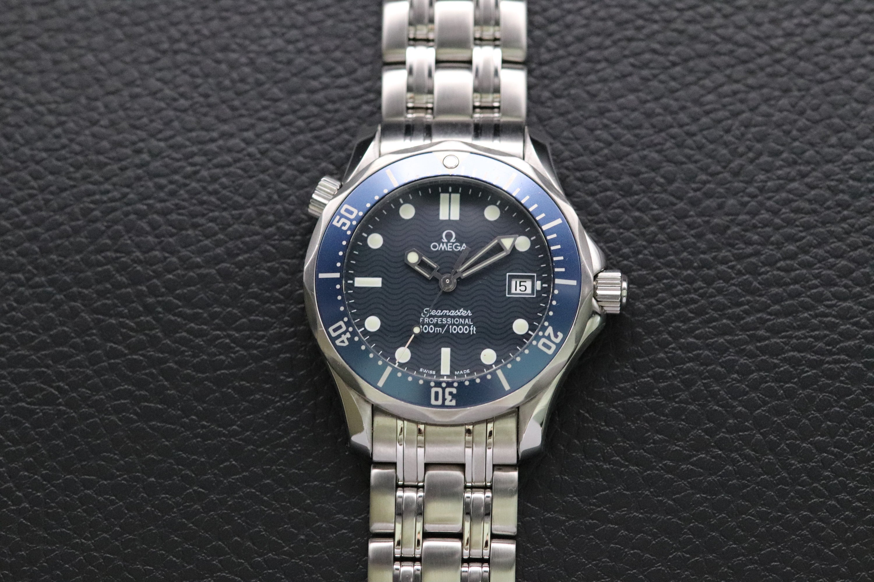 Omega Seamaster 300 2561.80 Blue Dial 1998