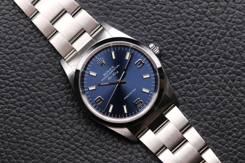 Rolex Air King 14000 Blue NOS