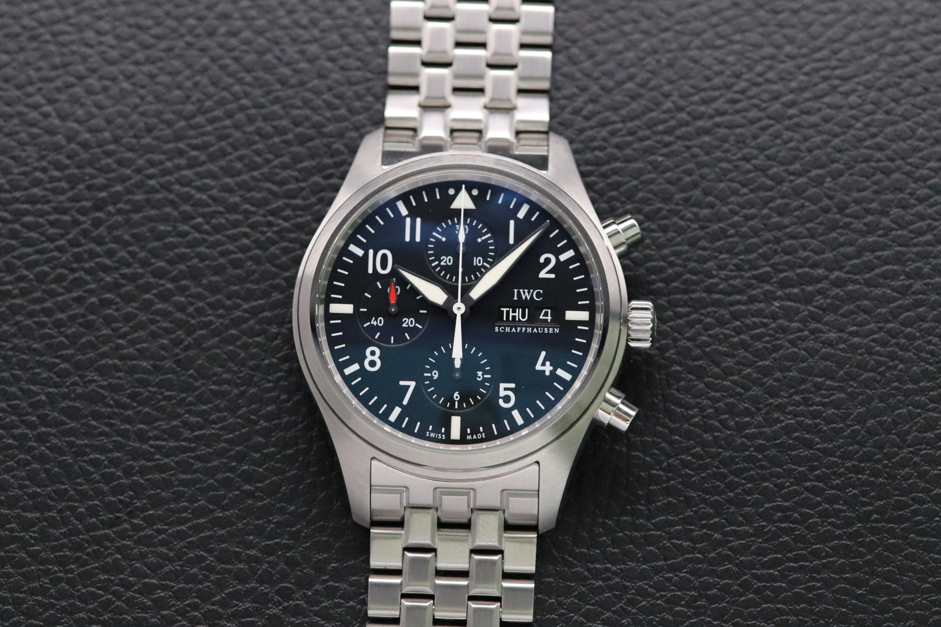 IWC Pilot's Watch Chronograph IW371704 Black Dial 2009