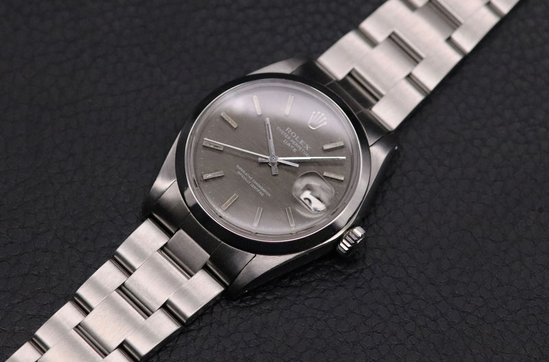 Rolex Date 1500 Grey Mosaic