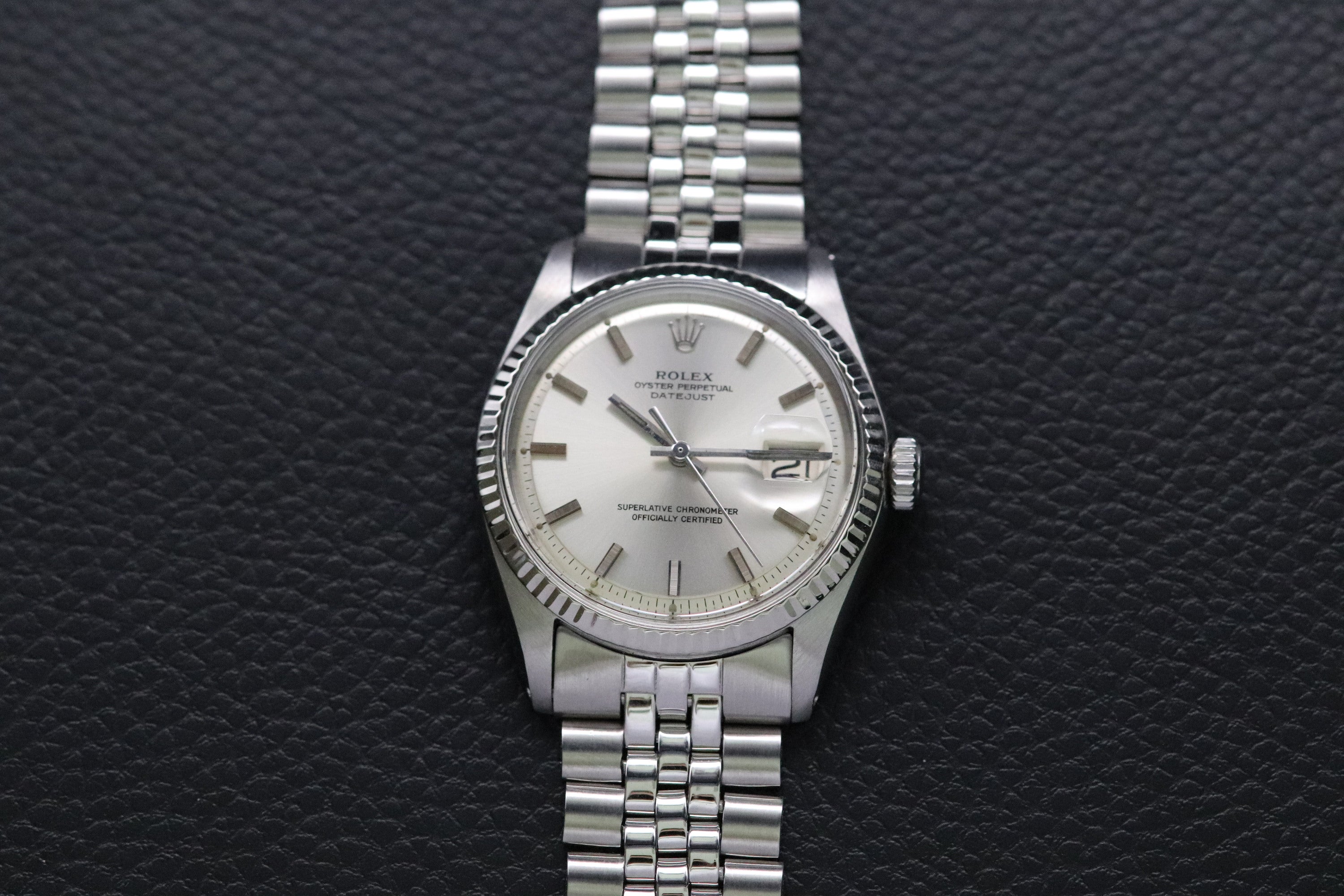 Rolex Datejust 1601 Silver Dial 1970