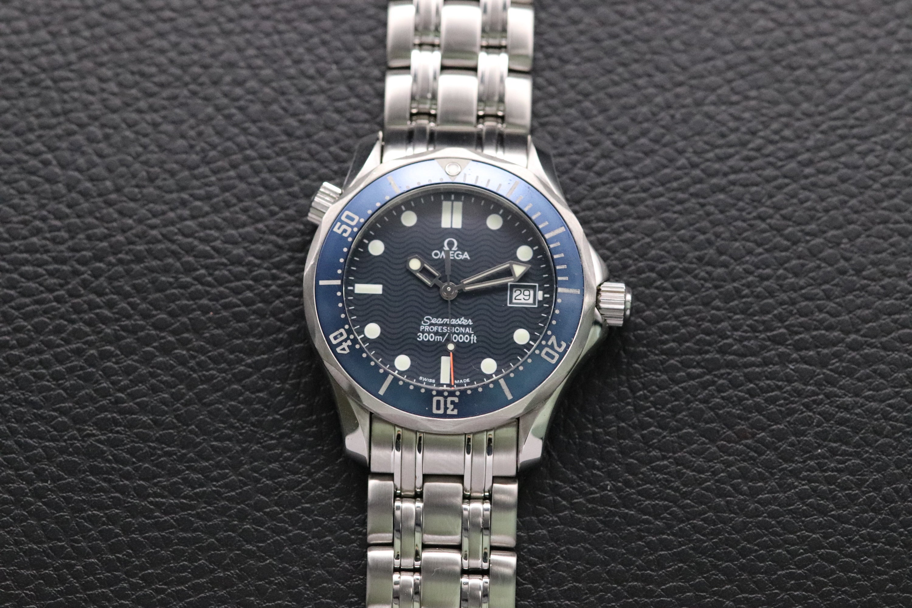 Omega Seamaster 300 2561.80 Blue Dial 1998
