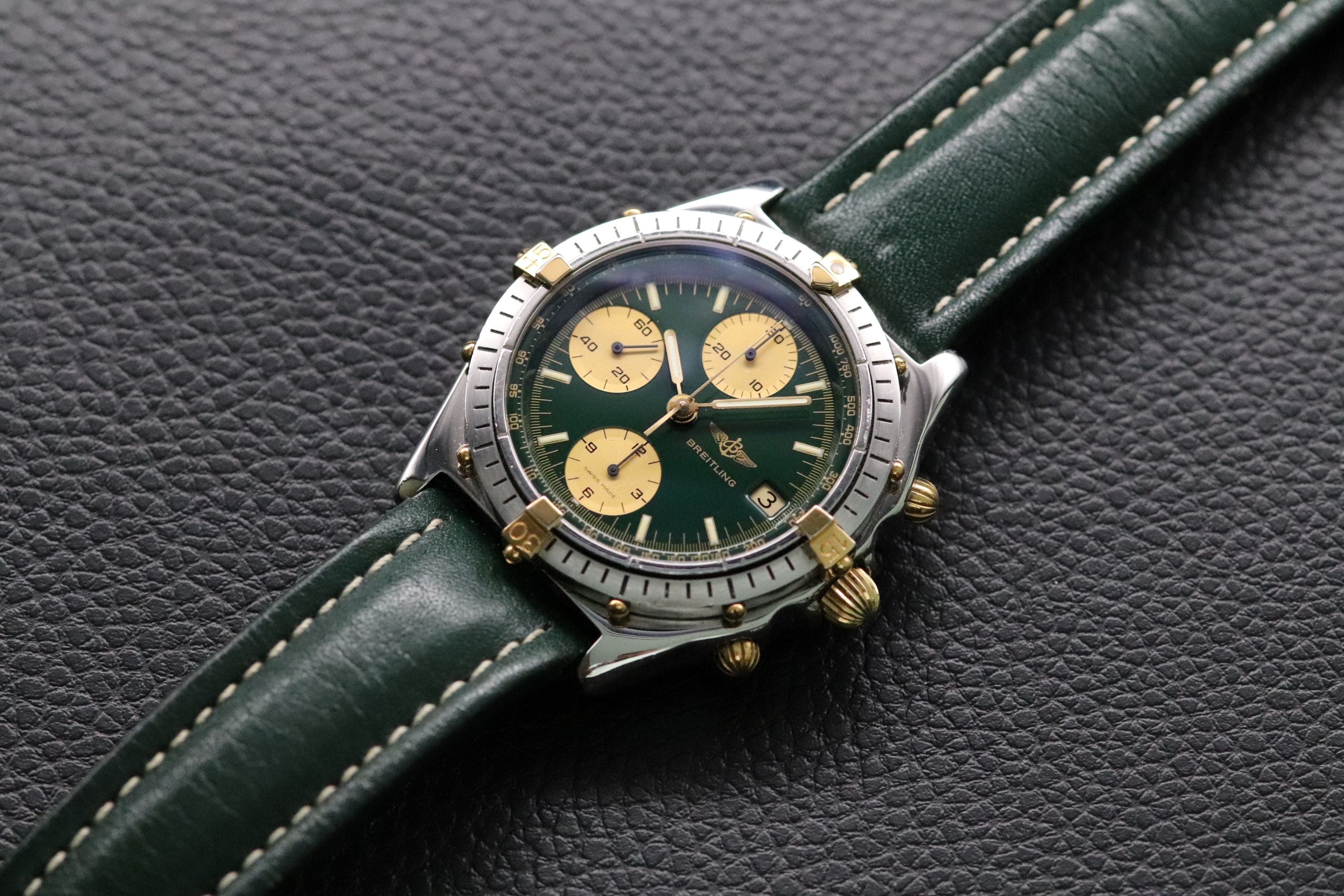 Breitling Chronomat 81950 Green Dial 1992