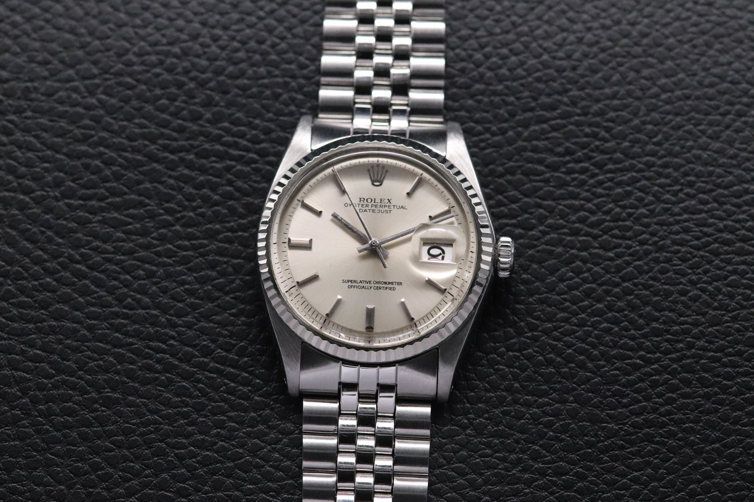 Rolex Datejust 1601 Silver Dial 1970