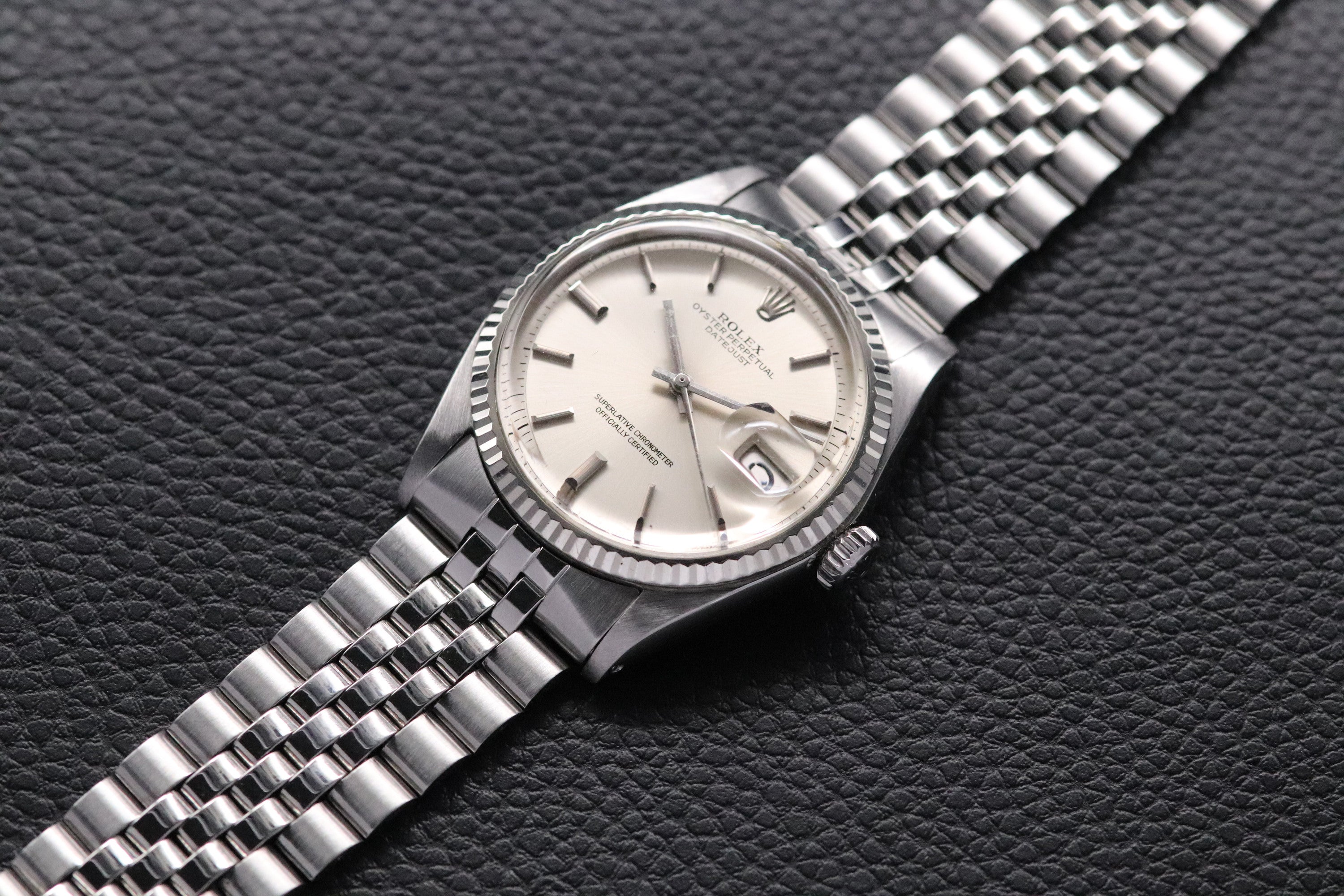 Rolex Datejust 1601 Silver Dial 1970