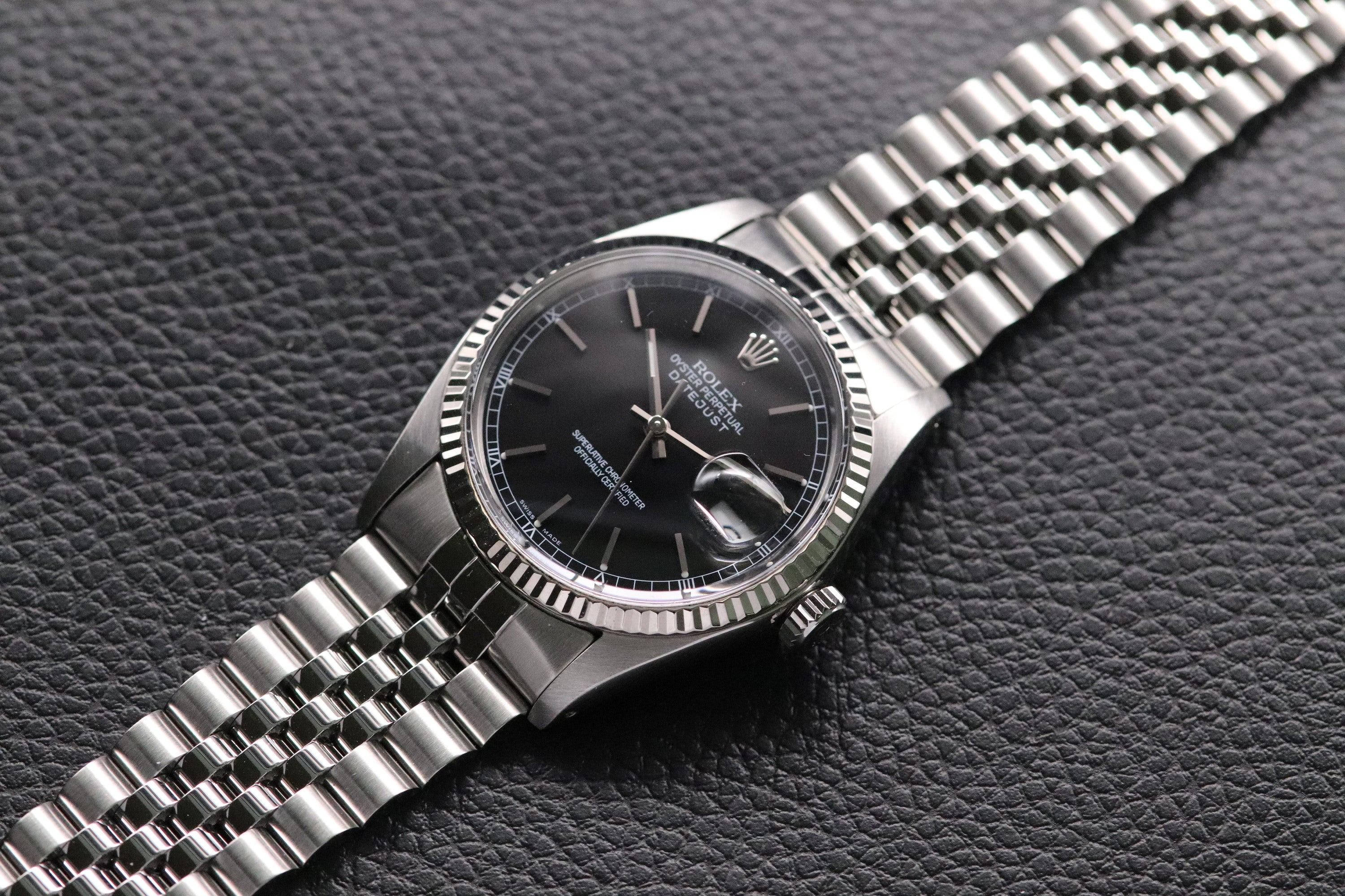 Rolex Datejust 16014 Black Dial 1985